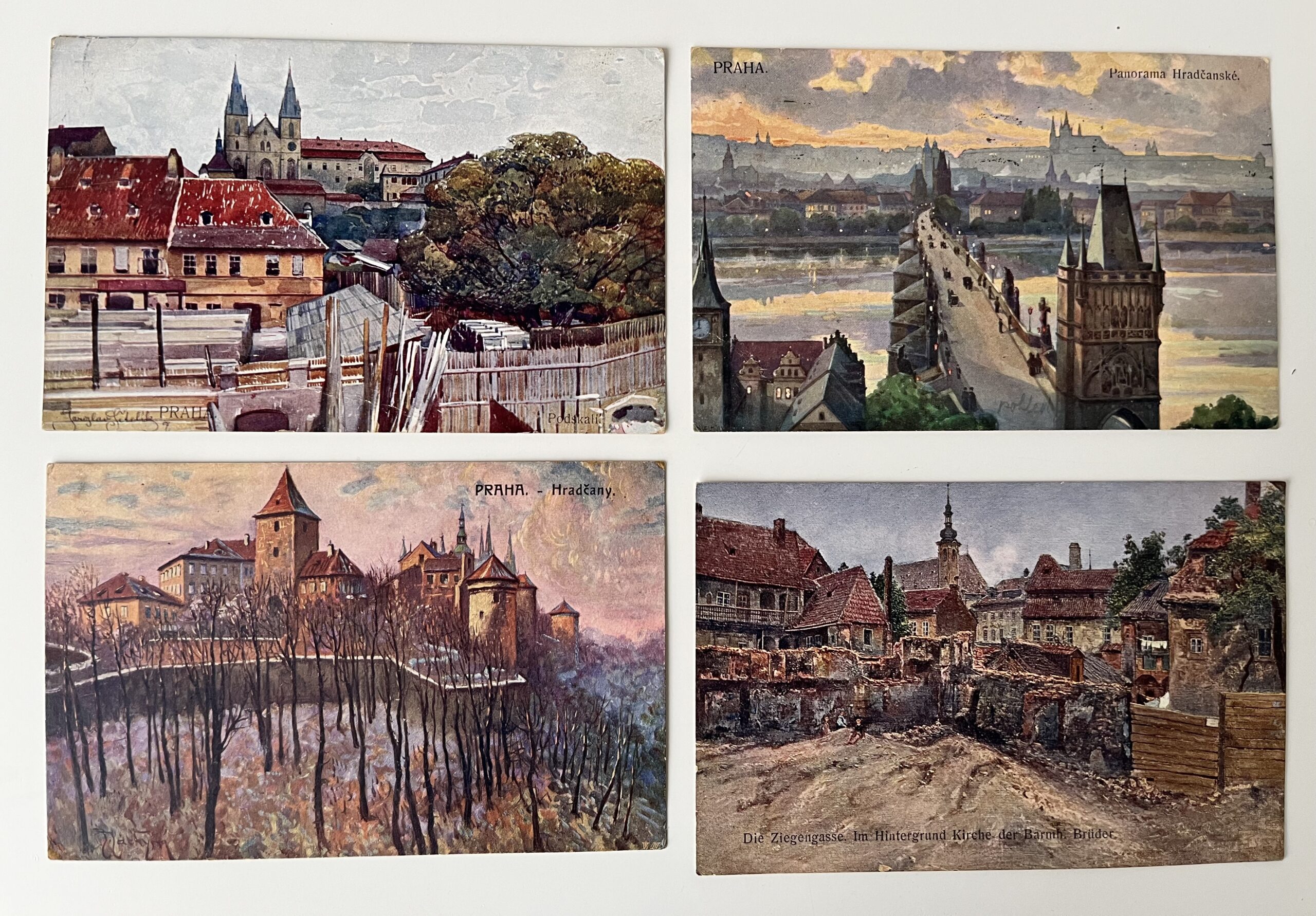 Umělecké dopisnice Praha - Bývalé pražské ghetto, Stará Praha 27 ks - Obrázek 6