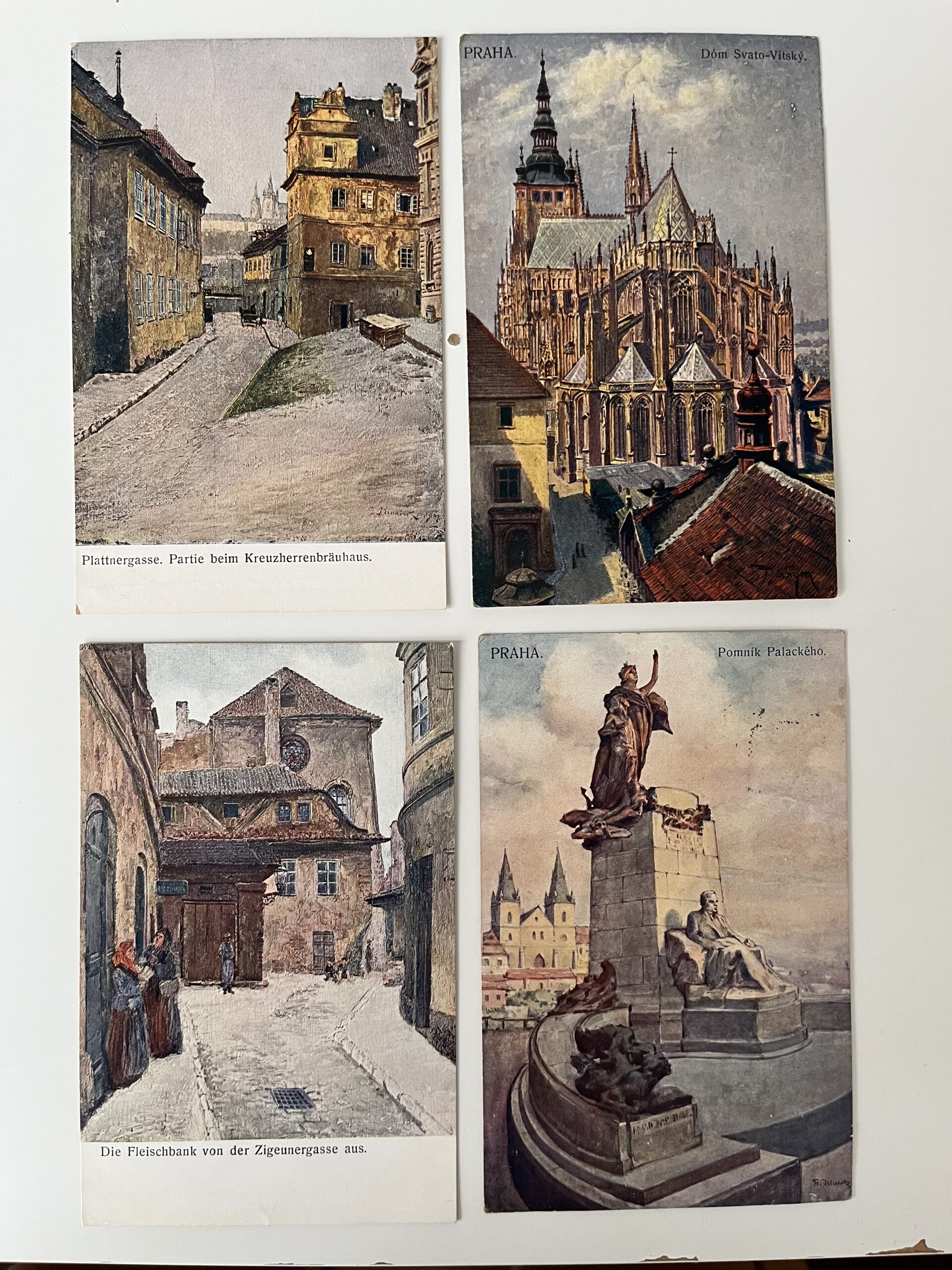 Umělecké dopisnice Praha - Bývalé pražské ghetto, Stará Praha 27 ks - Obrázek 7
