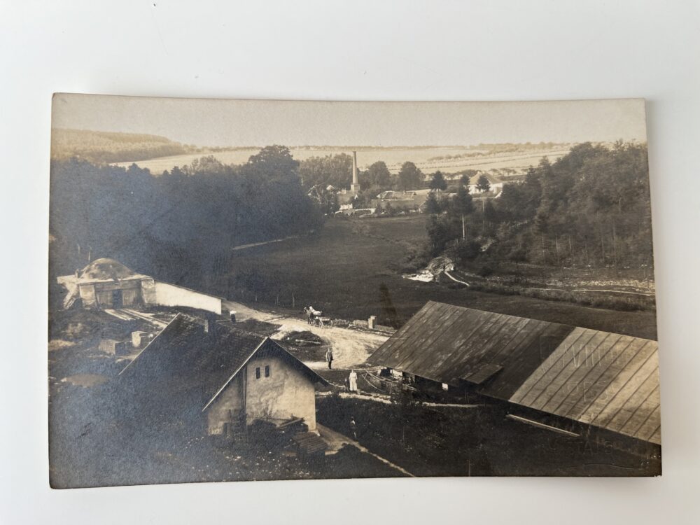 Pohlednice místopis Praha - U Štajgrů, továrna