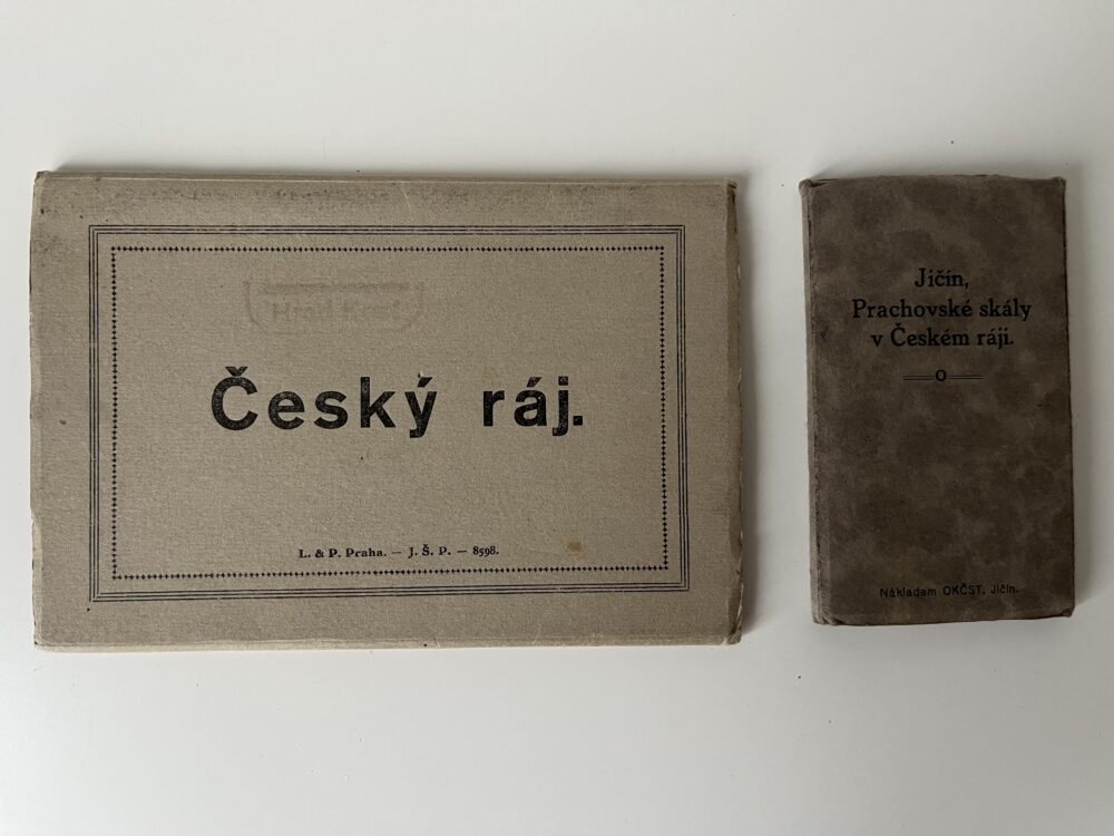 Leporelo Český ráj, Jičín - Prachovské skály v Českém ráji razítko 2ks