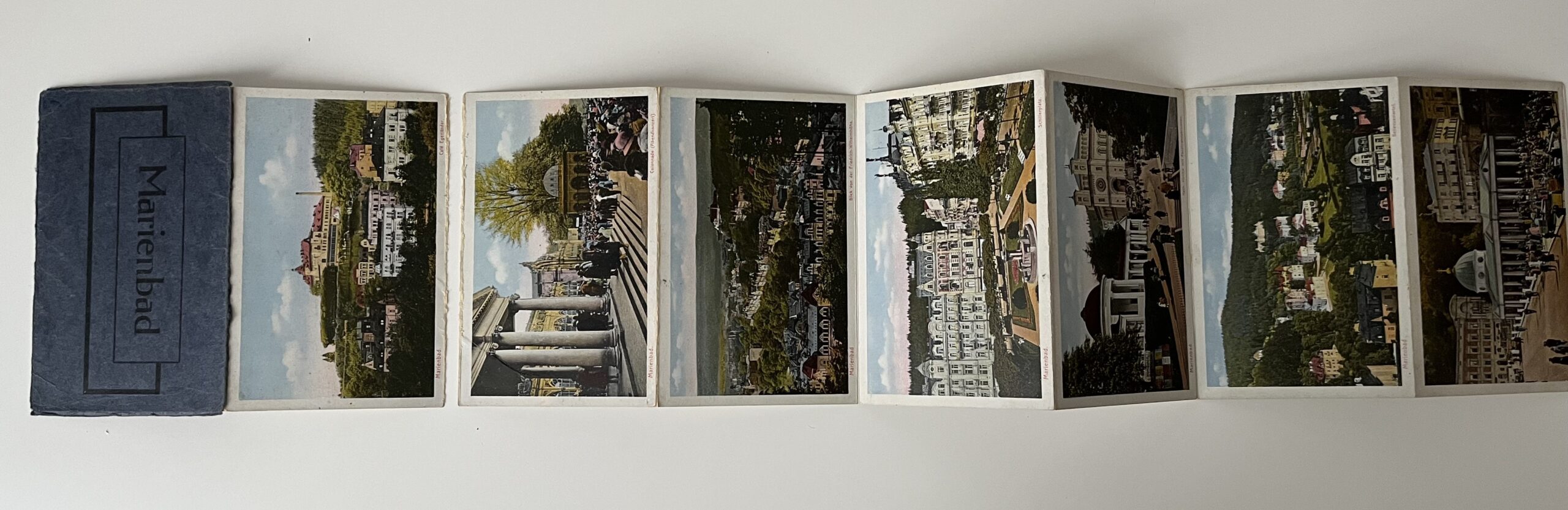 Leporelo, album - Mariánské Lázně, hlubotisk 1.pol.20.st., 4 ks - Obrázek 2