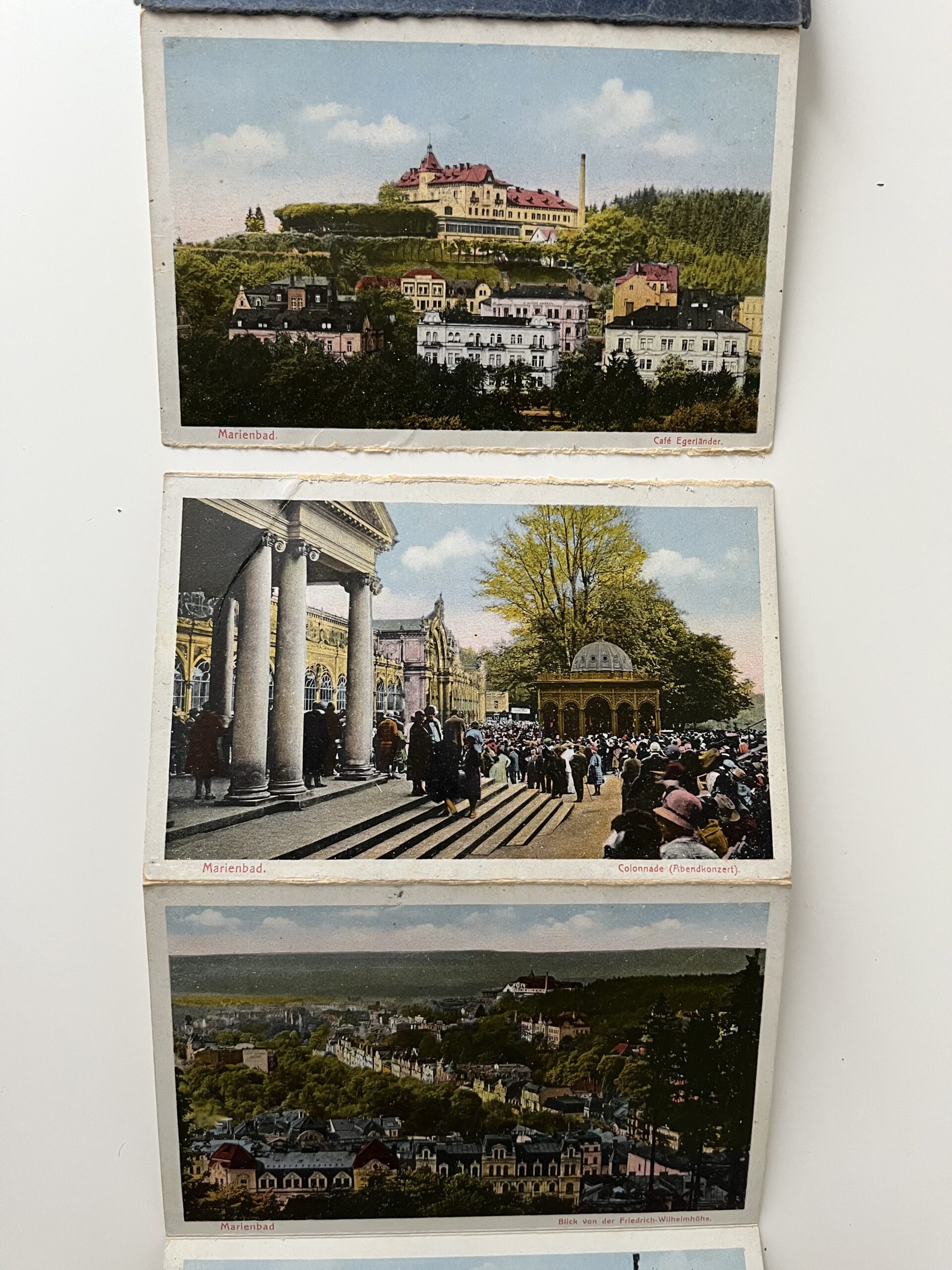 Leporelo, album - Mariánské Lázně, hlubotisk 1.pol.20.st., 4 ks - Obrázek 3