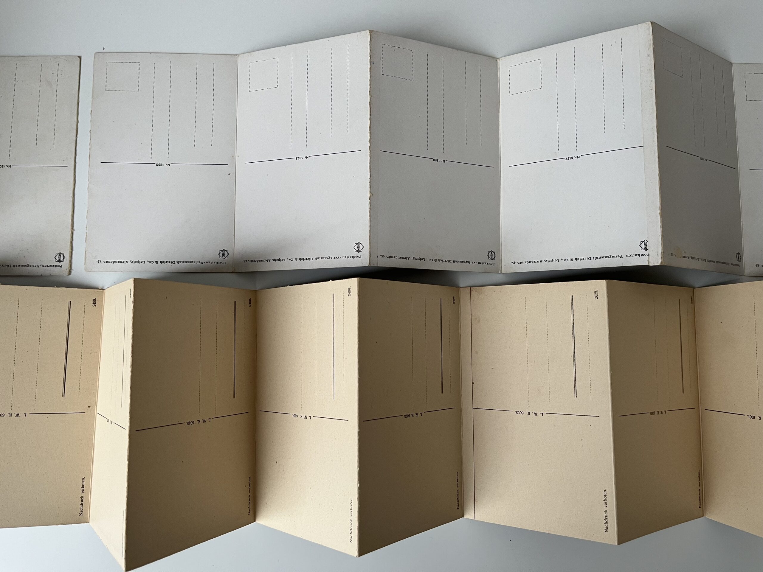 Leporelo, album - Mariánské Lázně, hlubotisk 1.pol.20.st., 4 ks - Obrázek 5