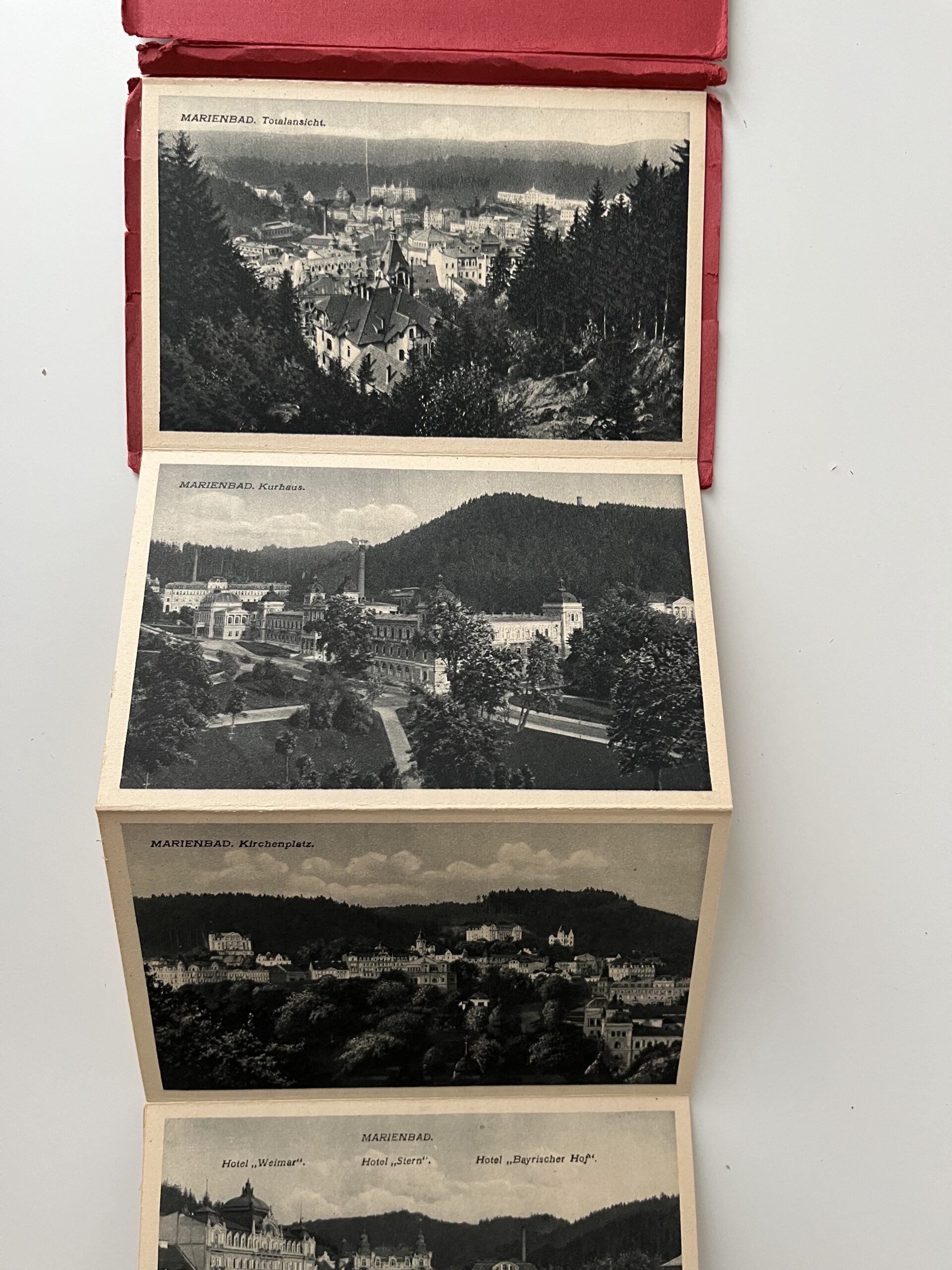 Leporelo, album - Mariánské Lázně, hlubotisk 1.pol.20.st., 4 ks - Obrázek 6