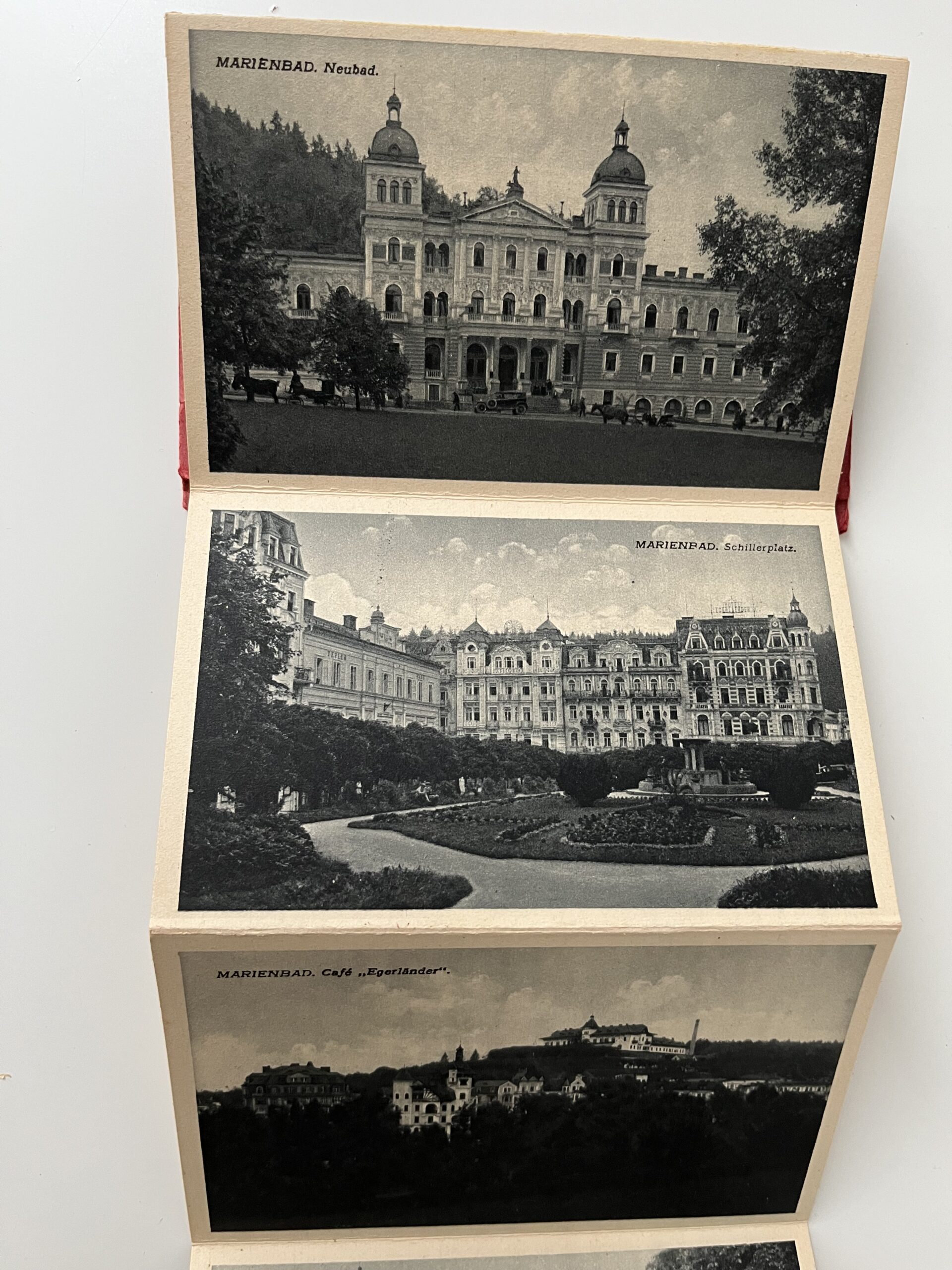 Leporelo, album - Mariánské Lázně, hlubotisk 1.pol.20.st., 4 ks - Obrázek 8