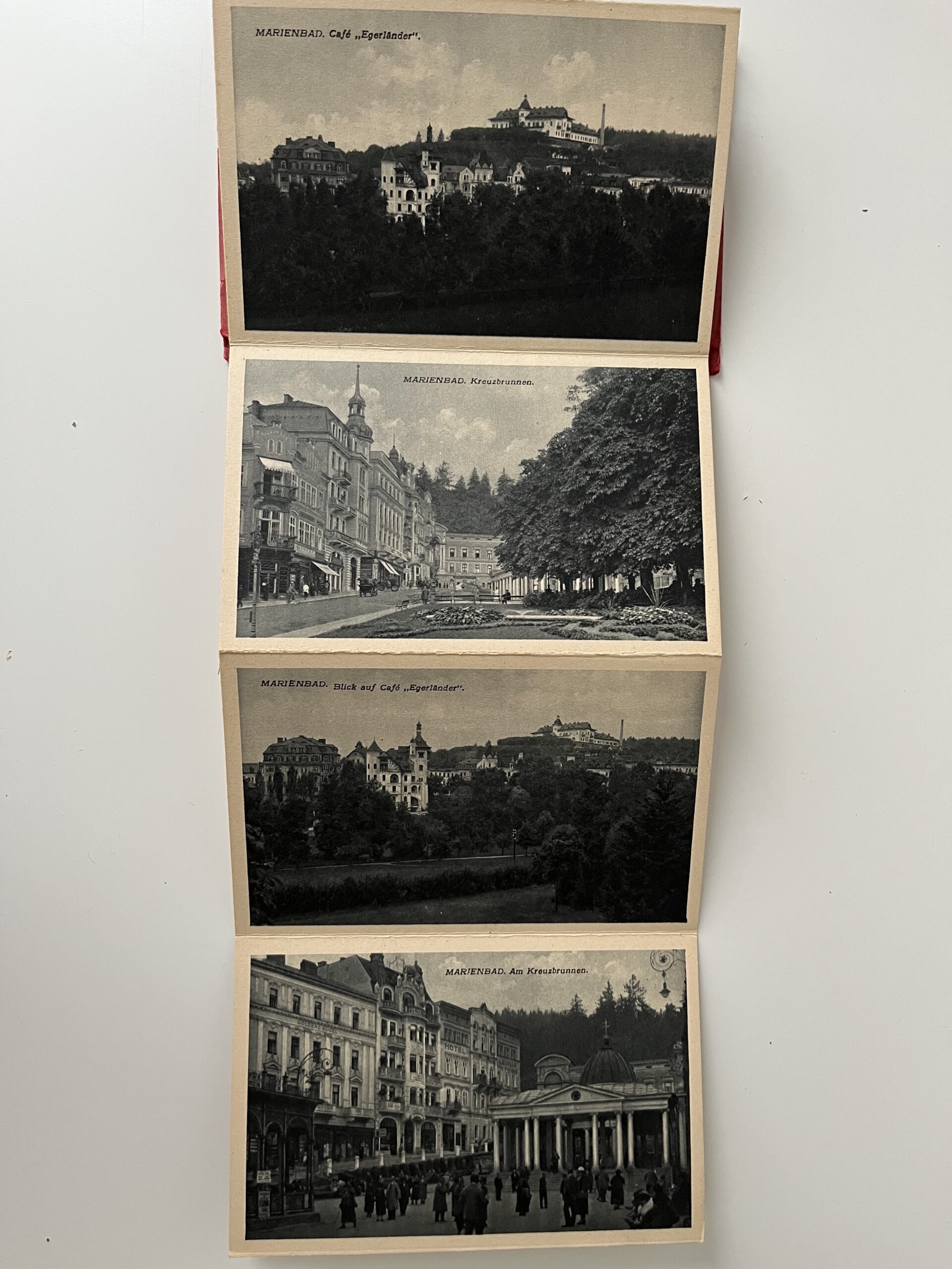 Leporelo, album - Mariánské Lázně, hlubotisk 1.pol.20.st., 4 ks - Obrázek 9