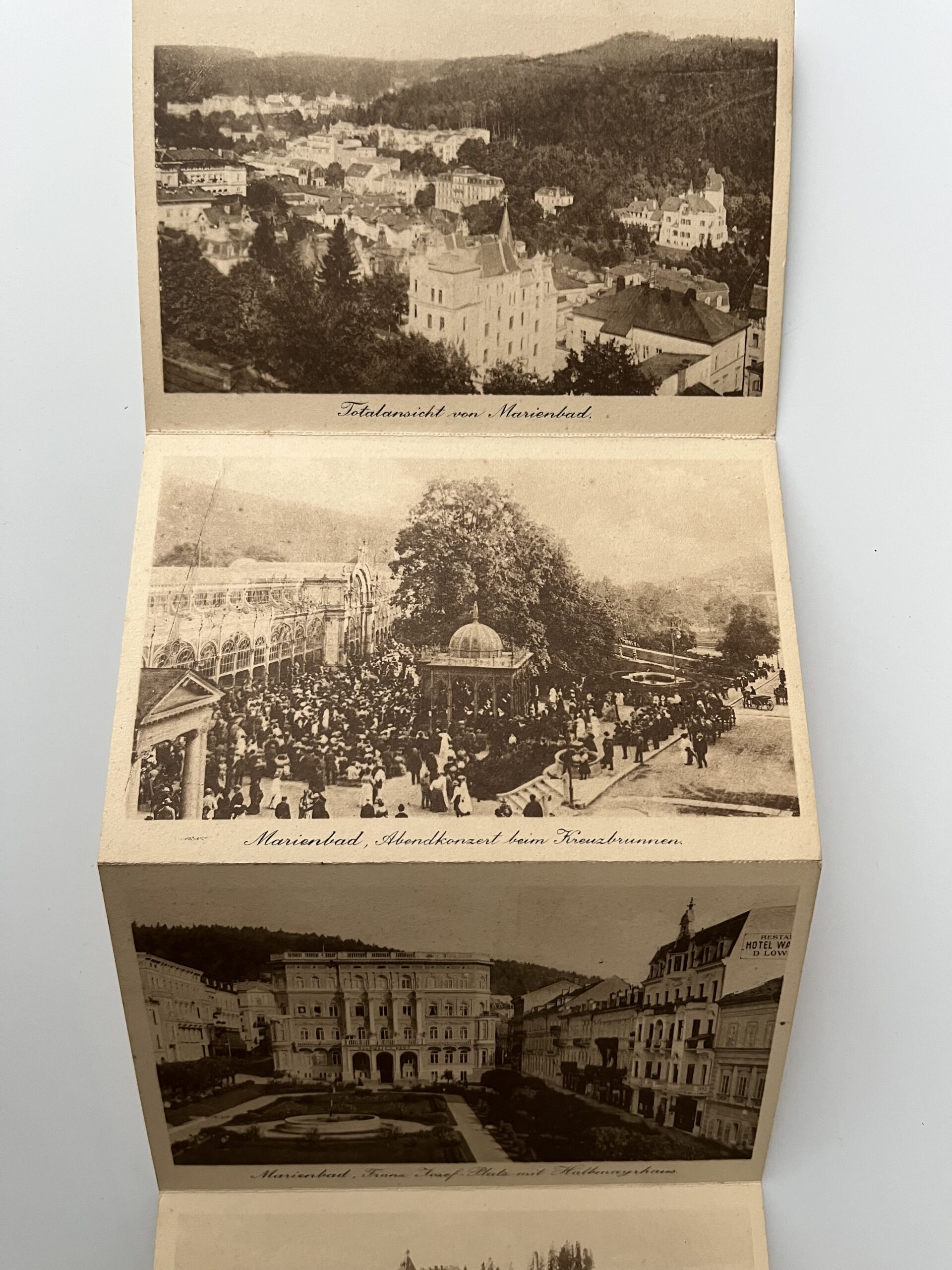 Leporelo, album - Mariánské Lázně, hlubotisk 1.pol.20.st., 4 ks - Obrázek 22