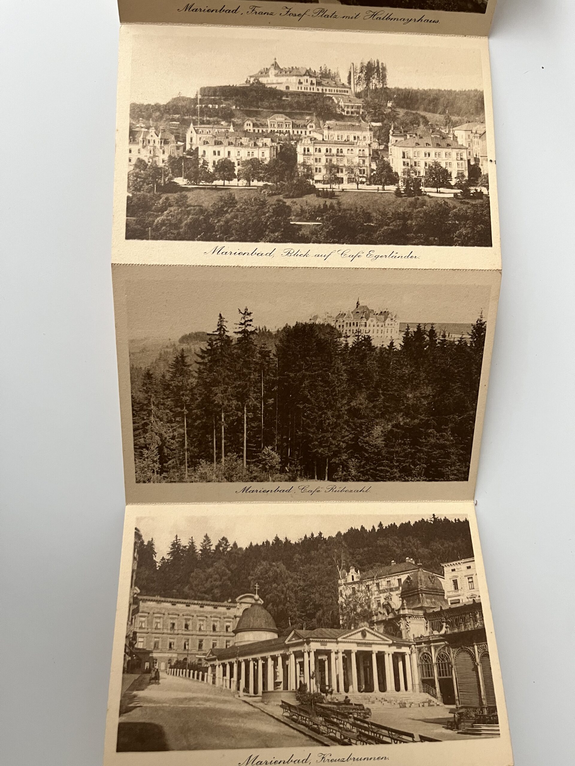 Leporelo, album - Mariánské Lázně, hlubotisk 1.pol.20.st., 4 ks - Obrázek 23