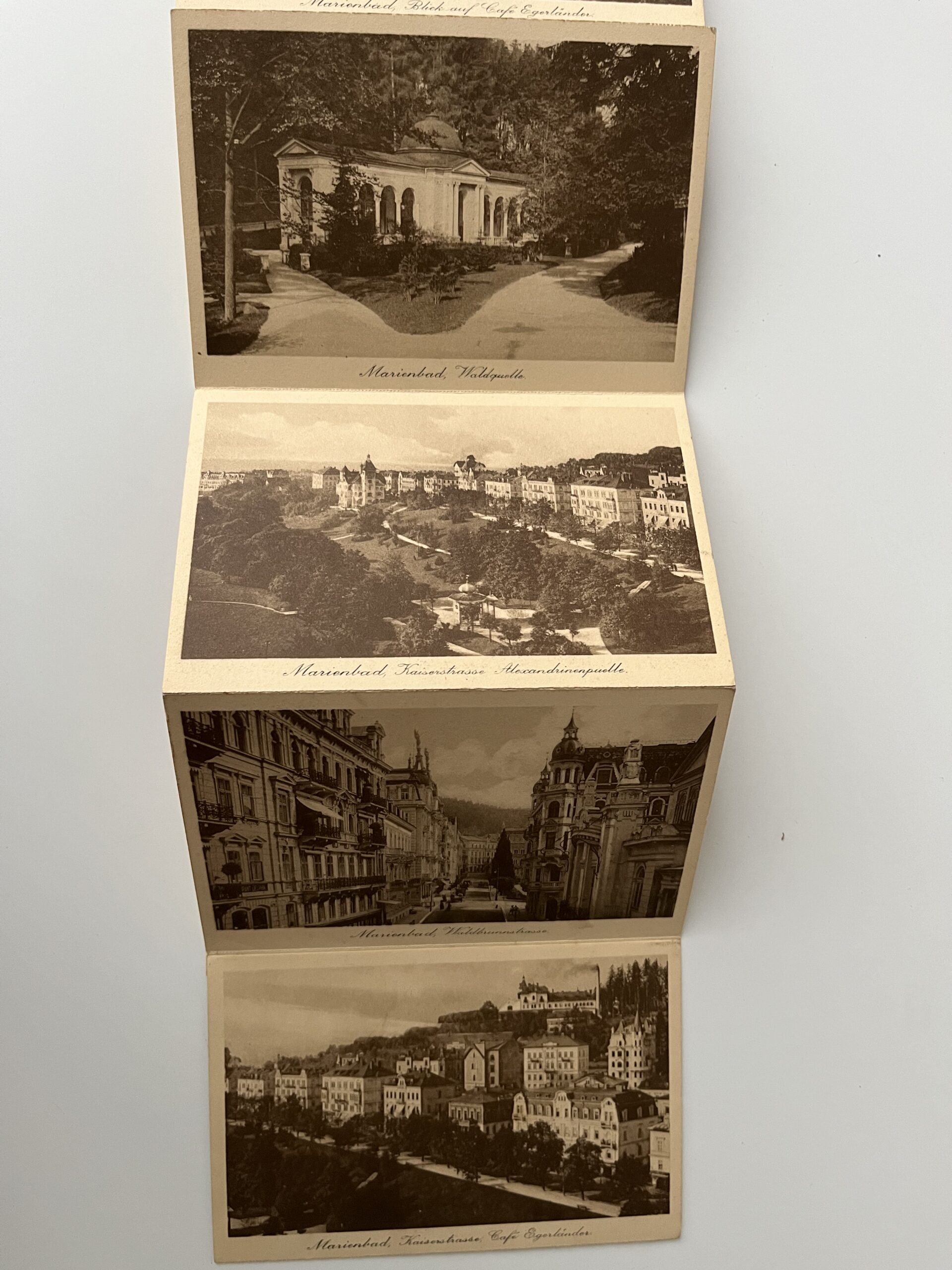 Leporelo, album - Mariánské Lázně, hlubotisk 1.pol.20.st., 4 ks - Obrázek 24