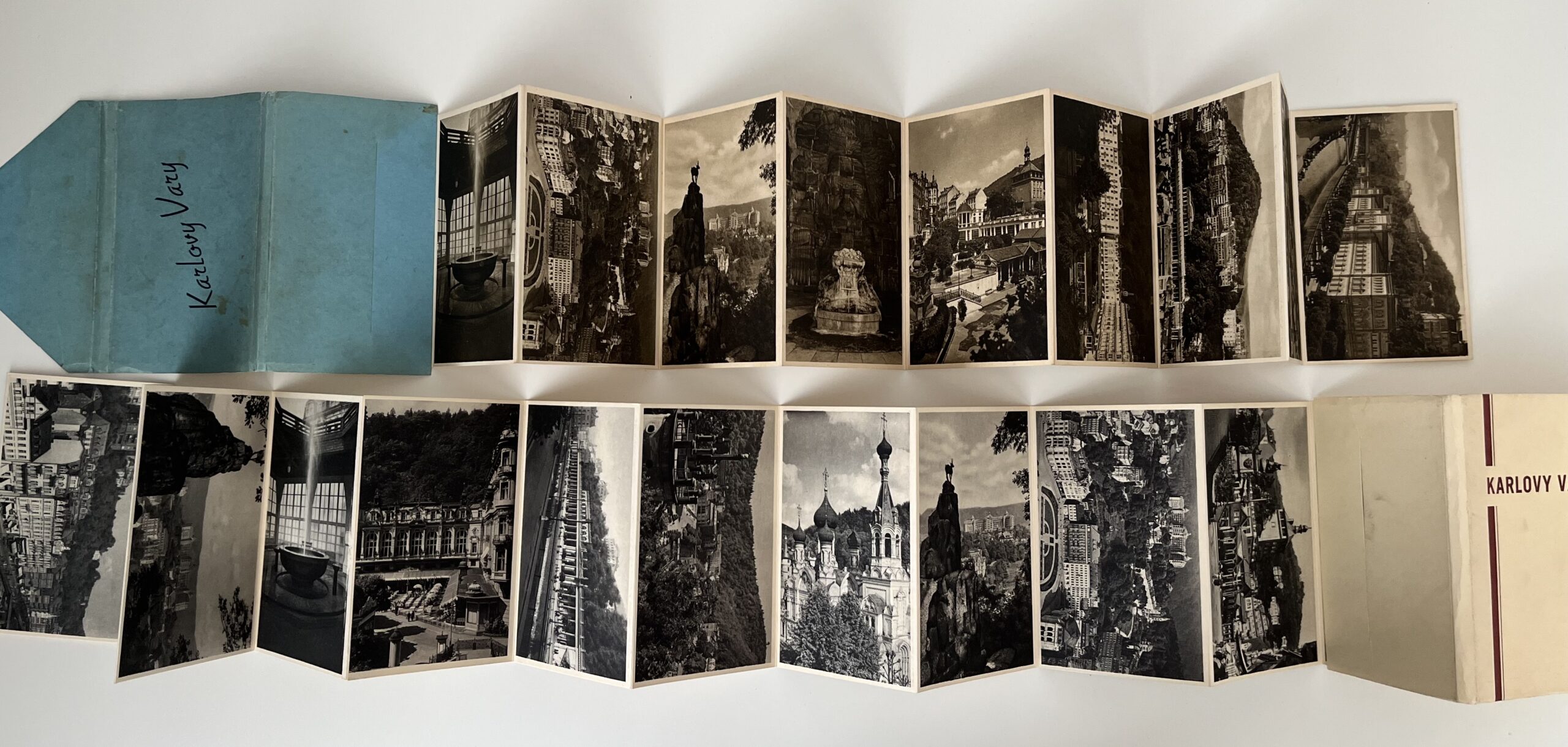 Leporelo Karlovy Vary, nakladatelství Lípa 4 ks 1.pol.20 stol. - Obrázek 3