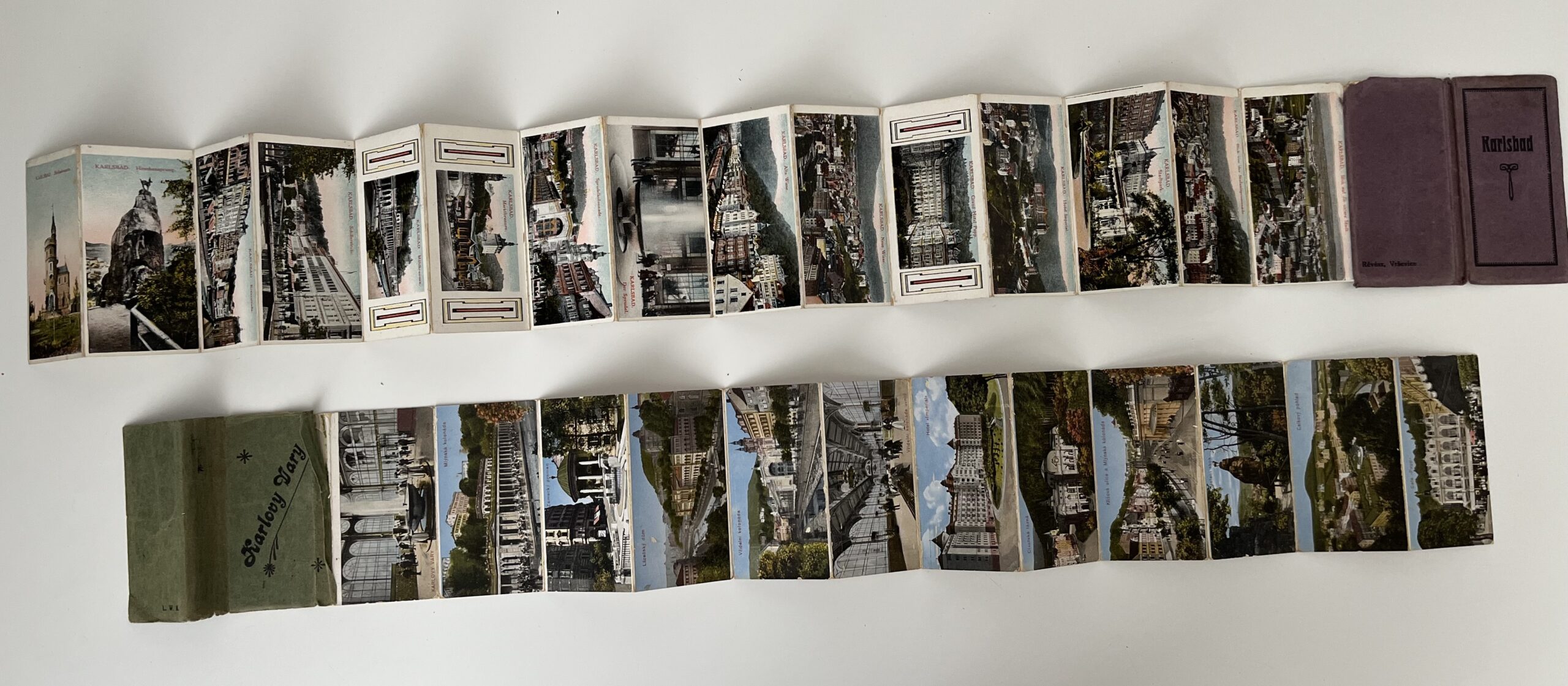 Leporelo Karlovy Vary, nakladatelství Lípa 4 ks 1.pol.20 stol. - Obrázek 14