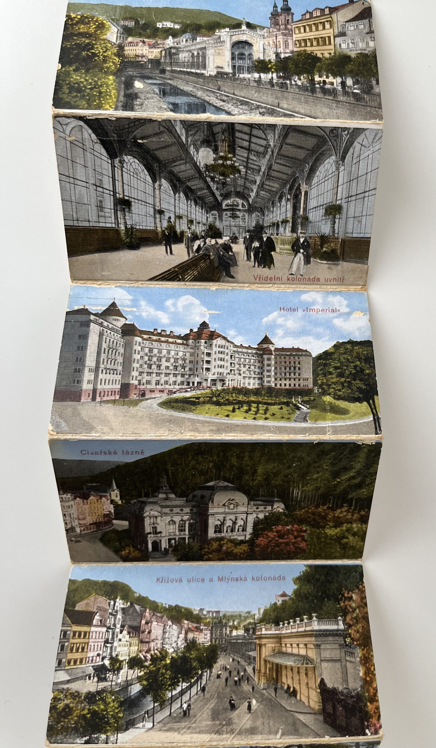 Leporelo Karlovy Vary, nakladatelství Lípa 4 ks 1.pol.20 stol. - Obrázek 16