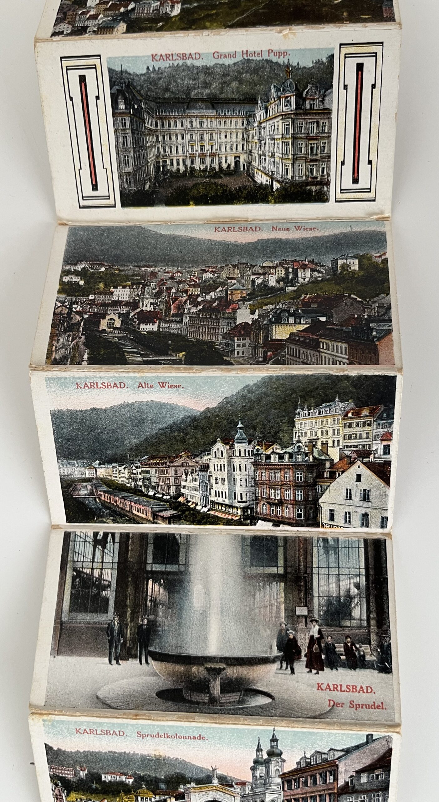 Leporelo Karlovy Vary, nakladatelství Lípa 4 ks 1.pol.20 stol. - Obrázek 20