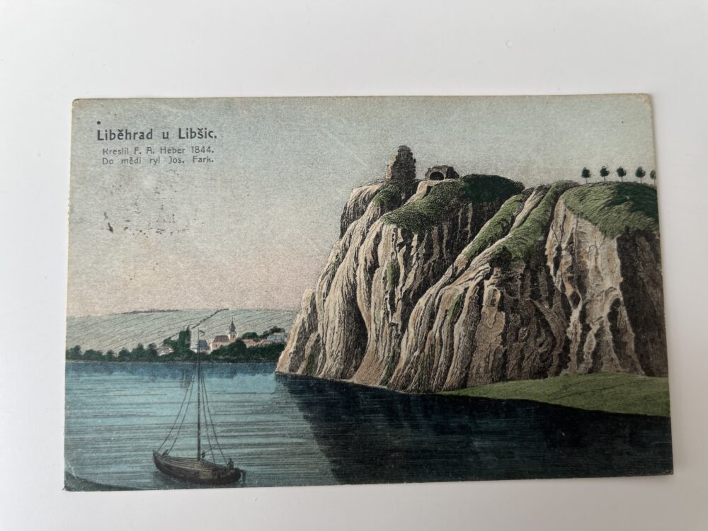 Pohlednice místopis Liběhrad u Libšic, okr. Praha západ