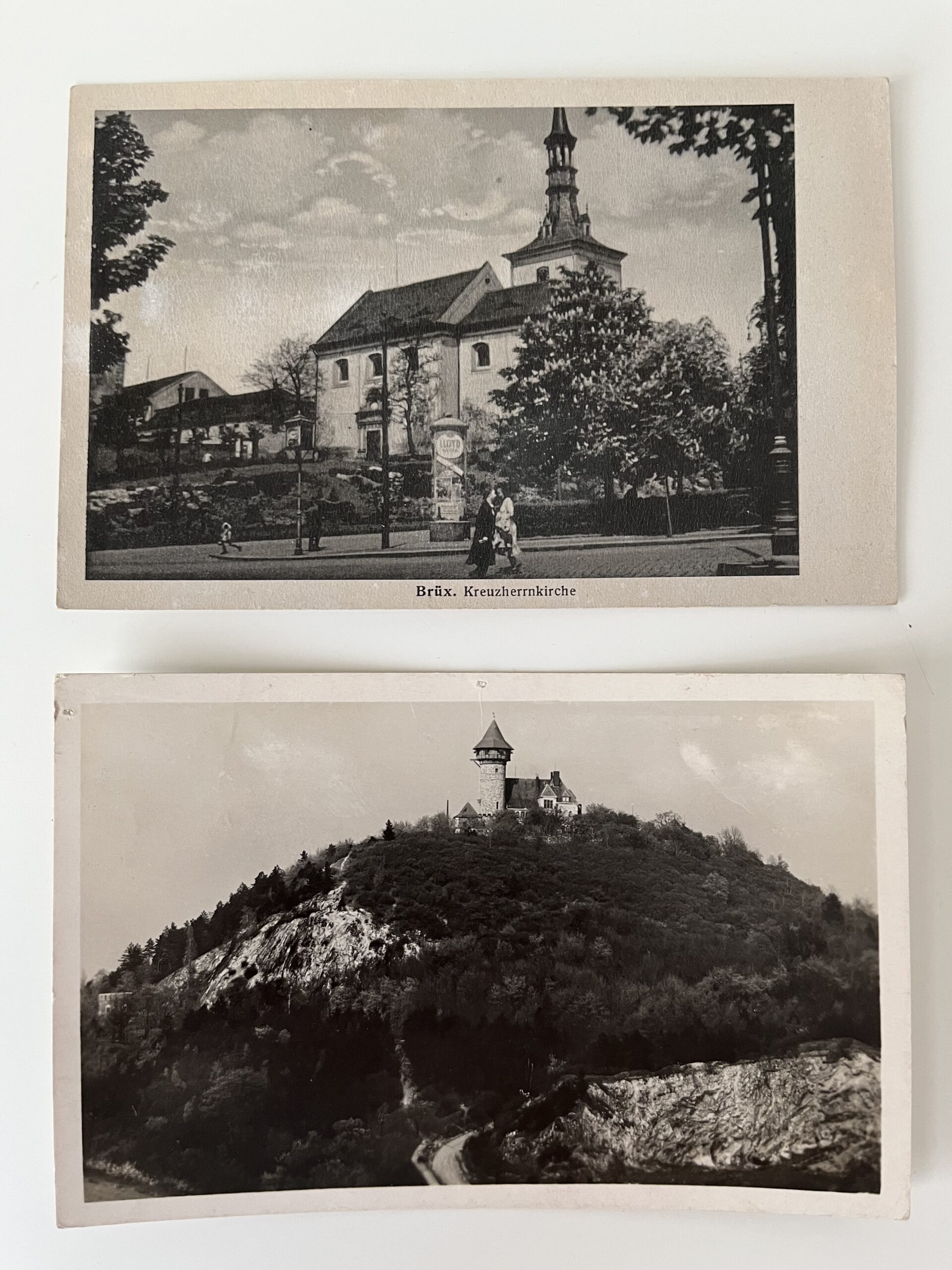 Pohlednice Most - Hněvín, doly, Restaurace Zdař Bůh, 1.pol.20.st. - Obrázek 5