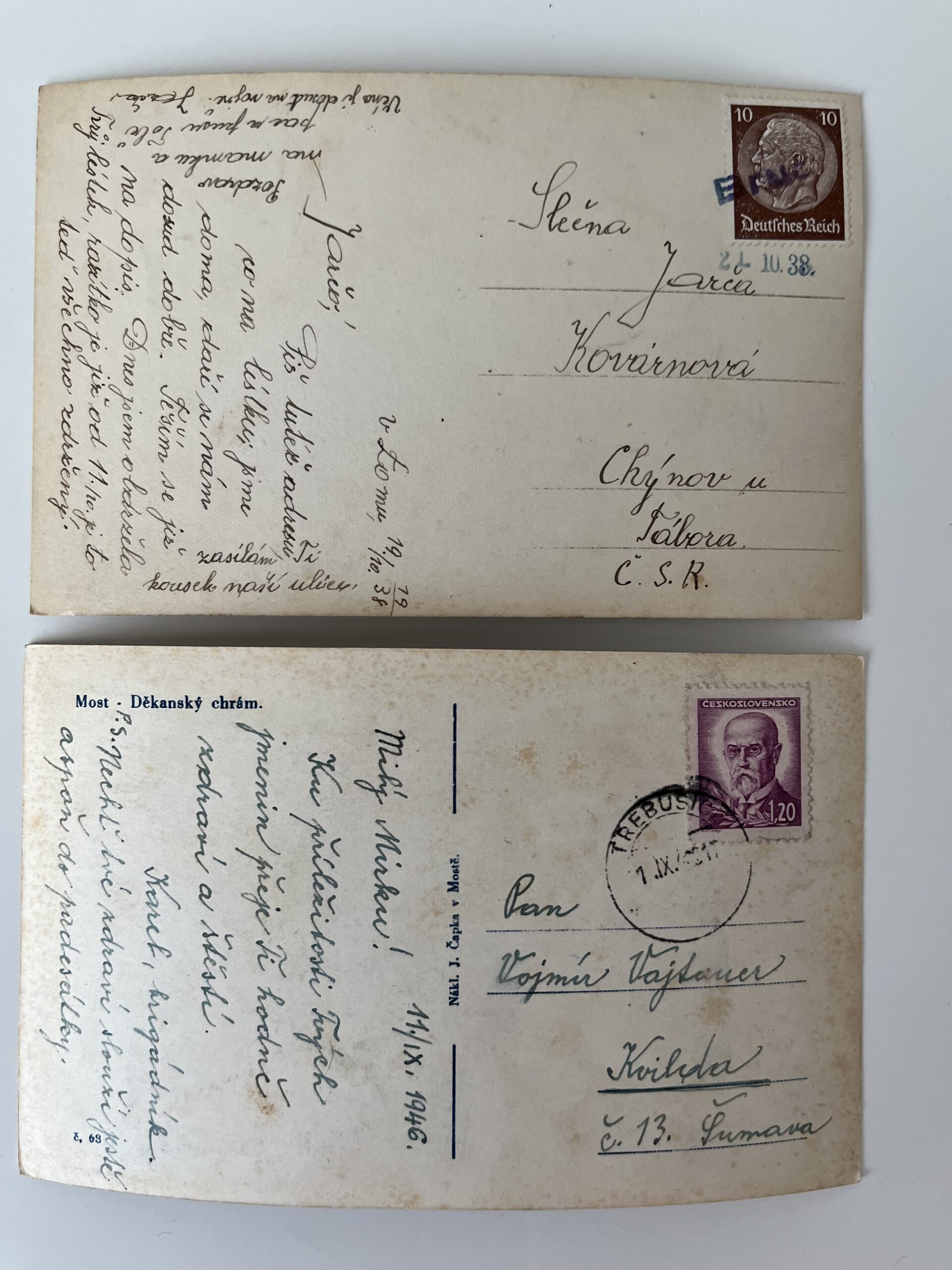 Pohlednice Most - Hněvín, doly, Restaurace Zdař Bůh, 1.pol.20.st. - Obrázek 10