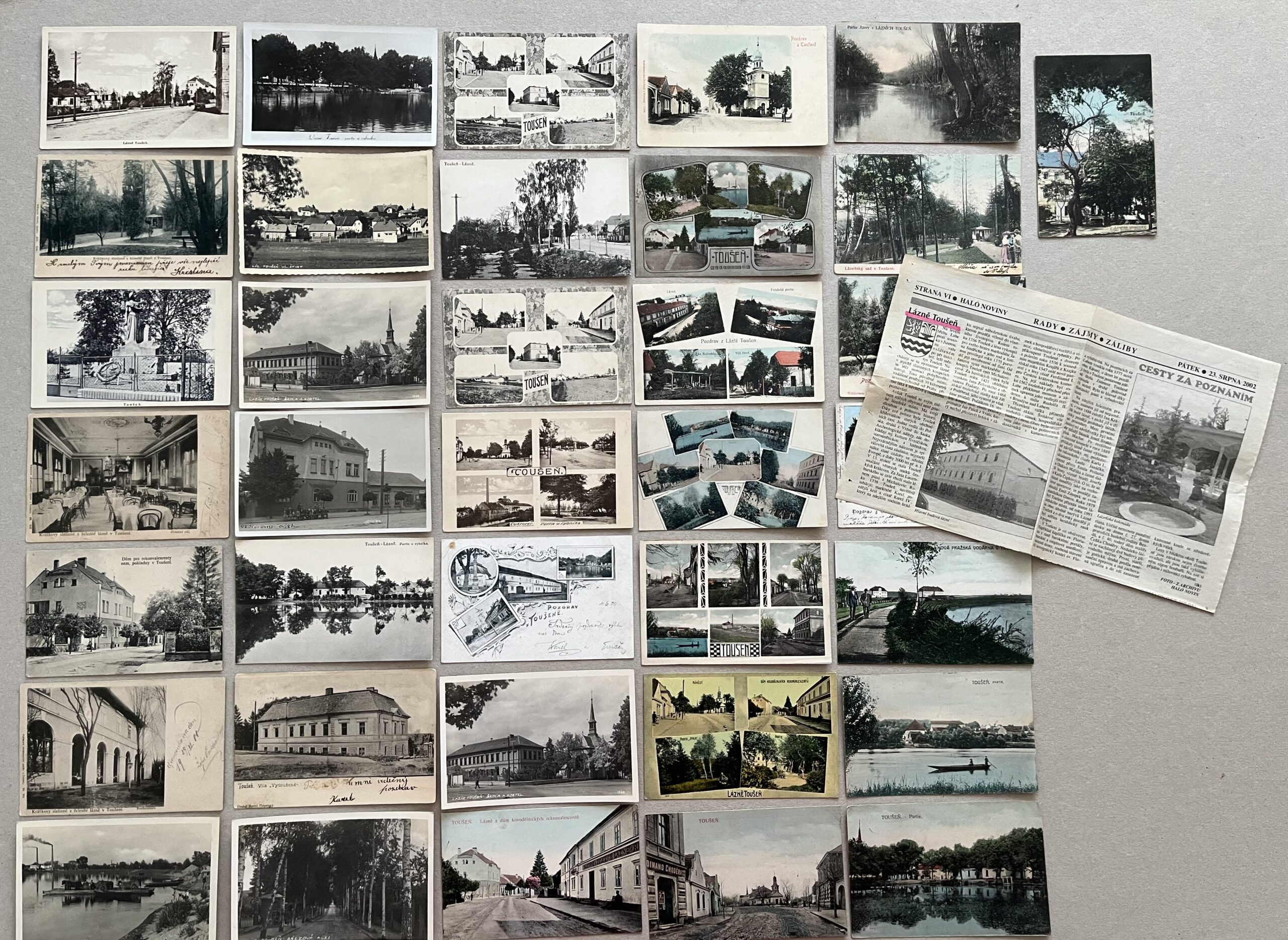 Pohlednice Toušeň - Lázně Cukrovar Ozdravovna okres Praha východ 36 ks - Obrázek 2