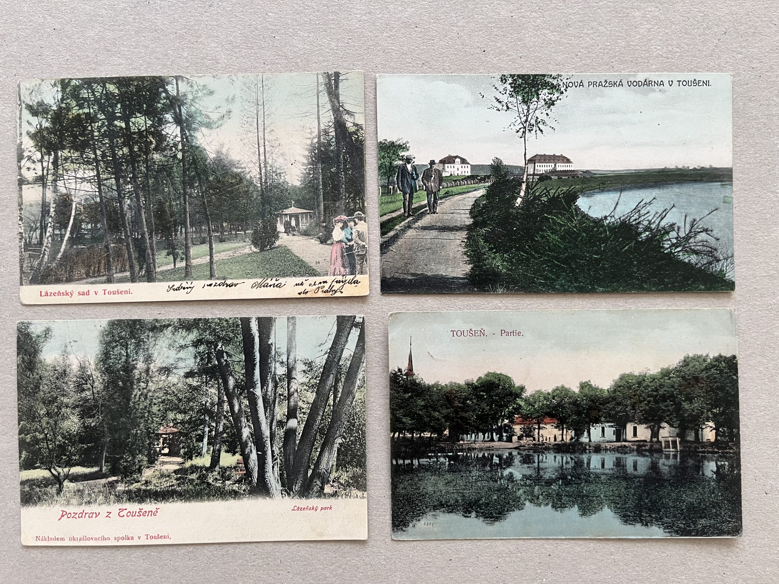 Pohlednice Toušeň - Lázně Cukrovar Ozdravovna okres Praha východ 36 ks - Obrázek 4