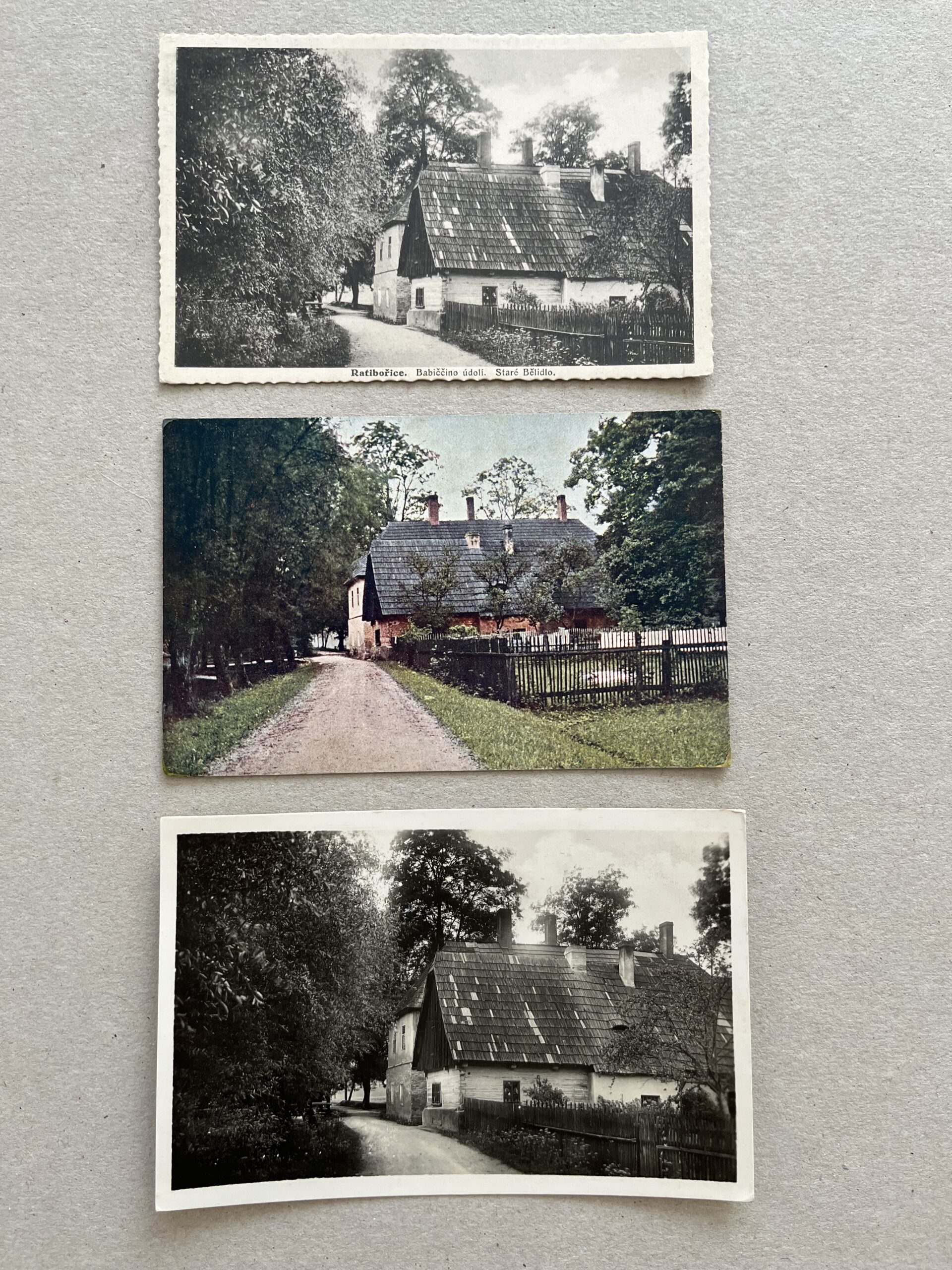 Pohlednice, leporelo, album Ratibořice - Babiččino údolí, razítko - Obrázek 4