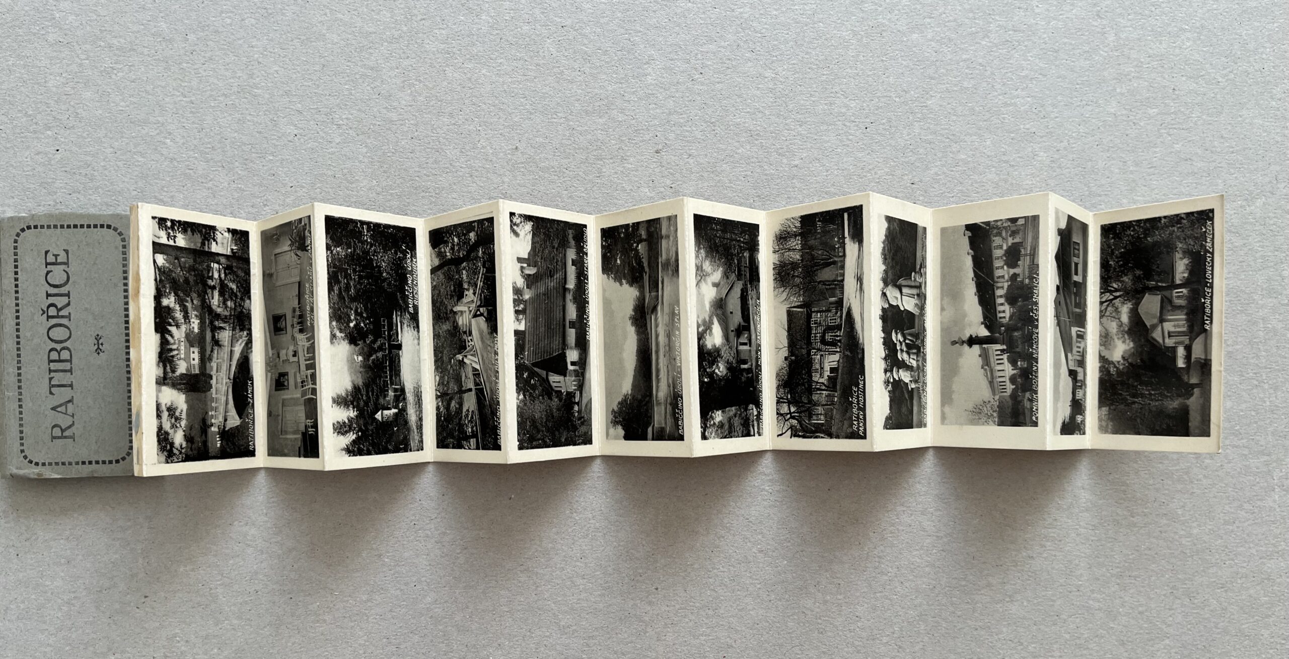 Pohlednice, leporelo, album Ratibořice - Babiččino údolí, razítko - Obrázek 10