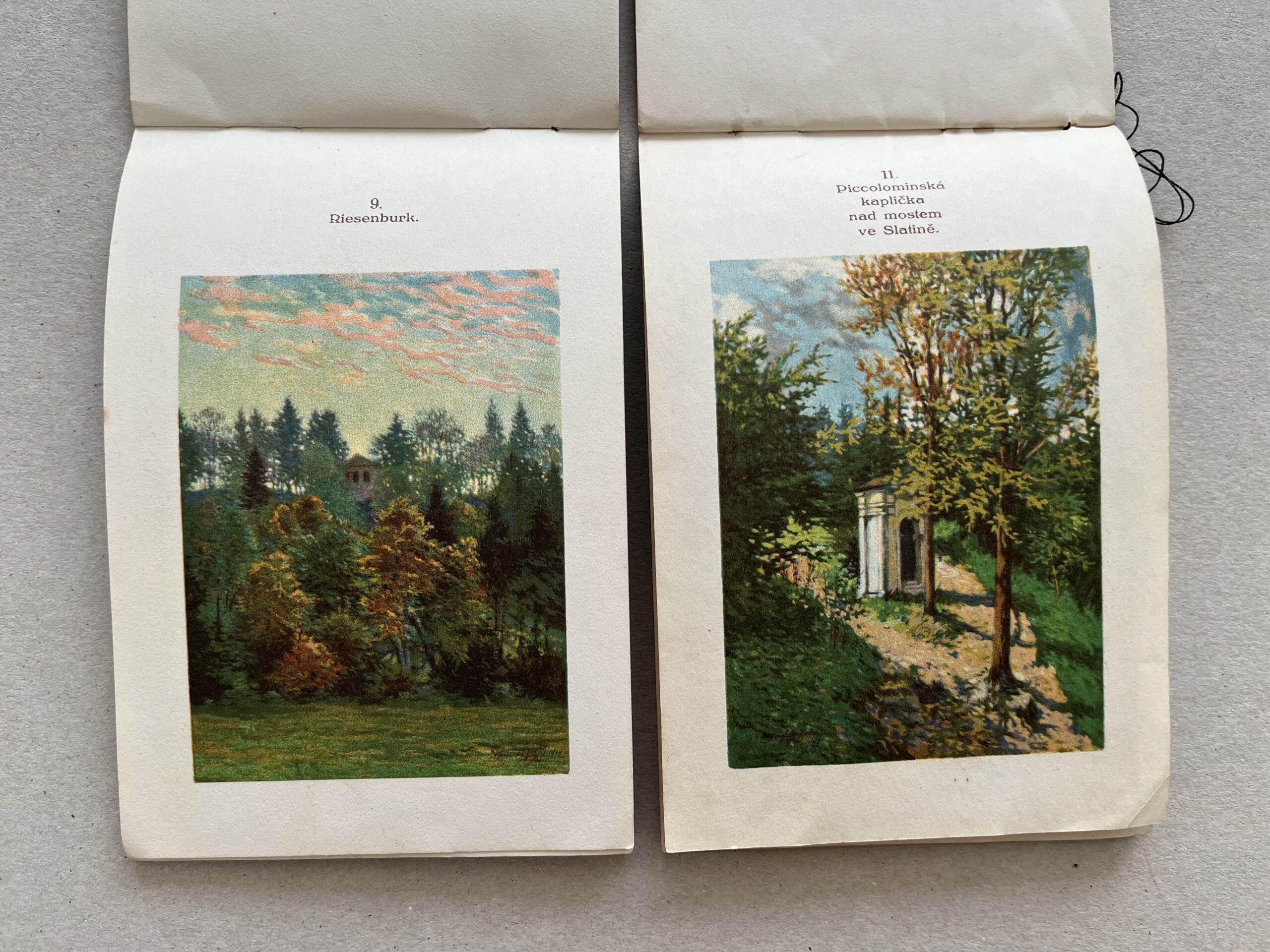 Pohlednice, leporelo, album Ratibořice - Babiččino údolí, razítko - Obrázek 13