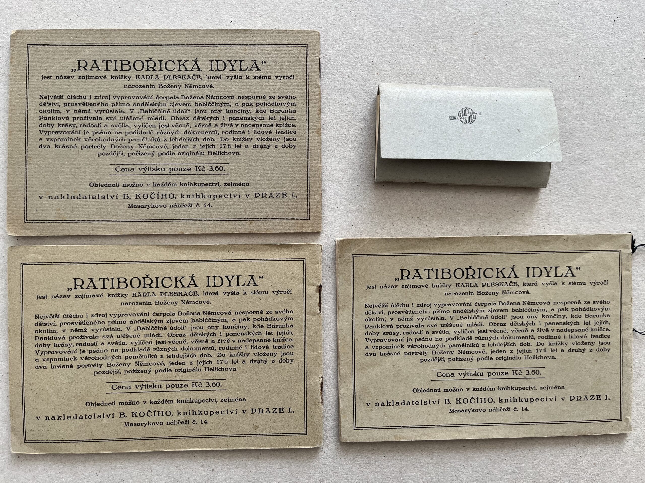 Pohlednice, leporelo, album Ratibořice - Babiččino údolí, razítko - Obrázek 17