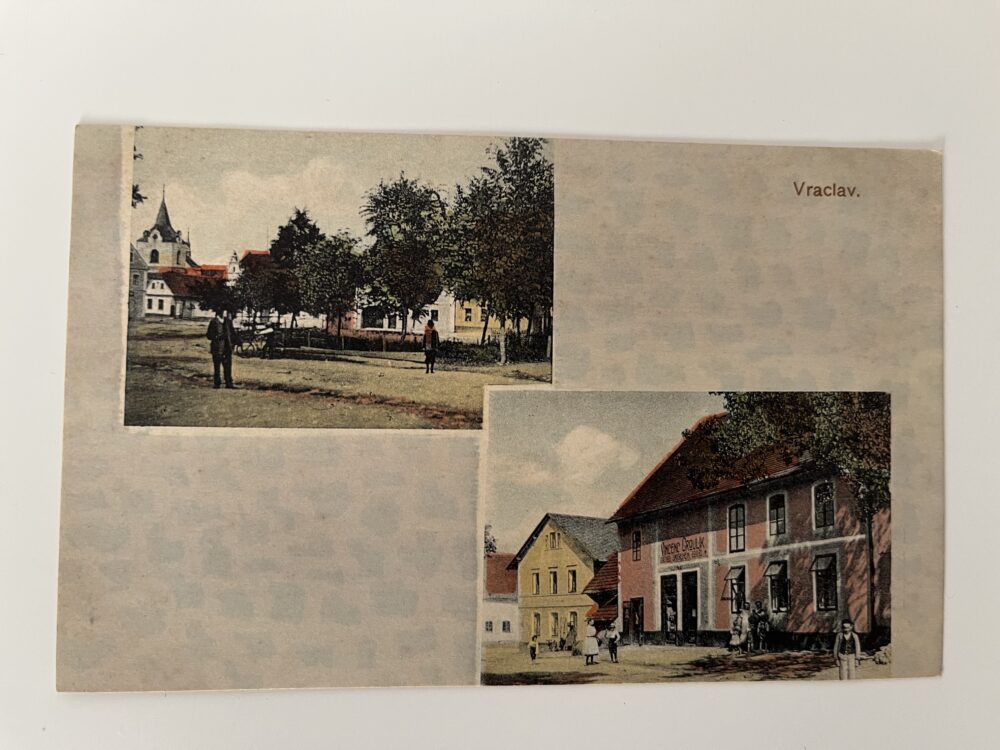 Pohlednice místopis - VRACLAV, koláž, koloniál, okres Ústí nad Orlicí
