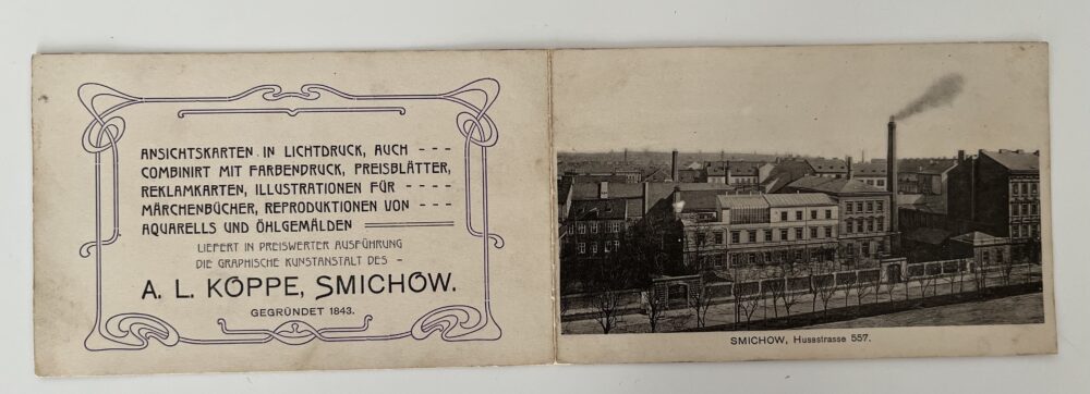 Pohlednice Smíchov Historická čtvrť Prahy, Ringhofferova továrna Praha