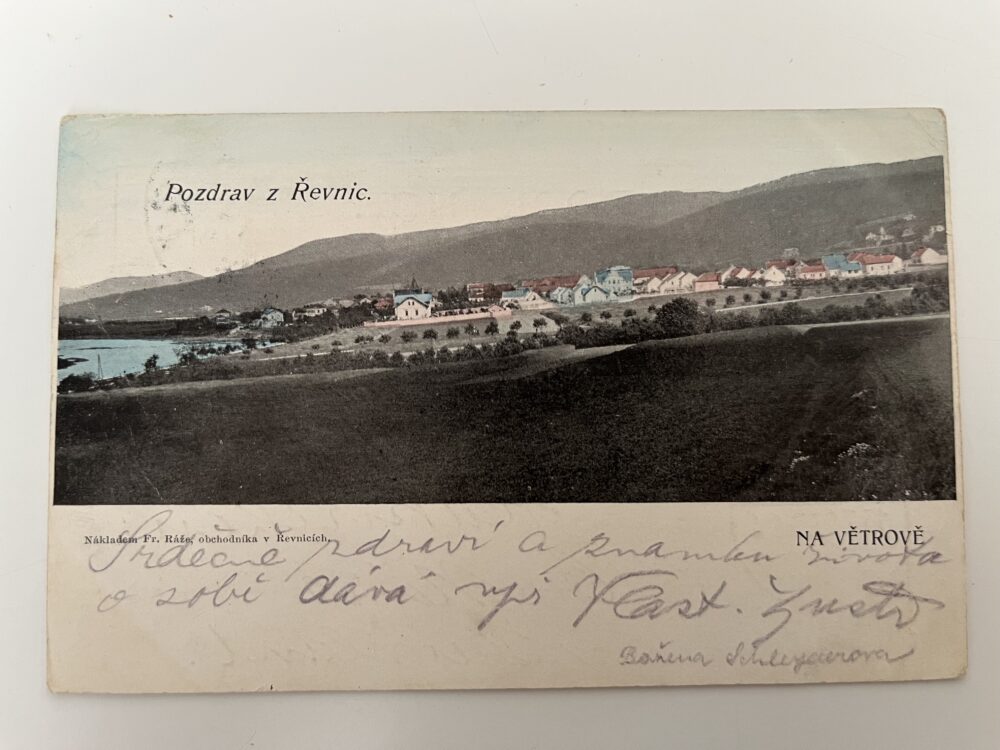 Pohlednice místopis Řevnice - Na Větrově r.1905, okres Praha západ