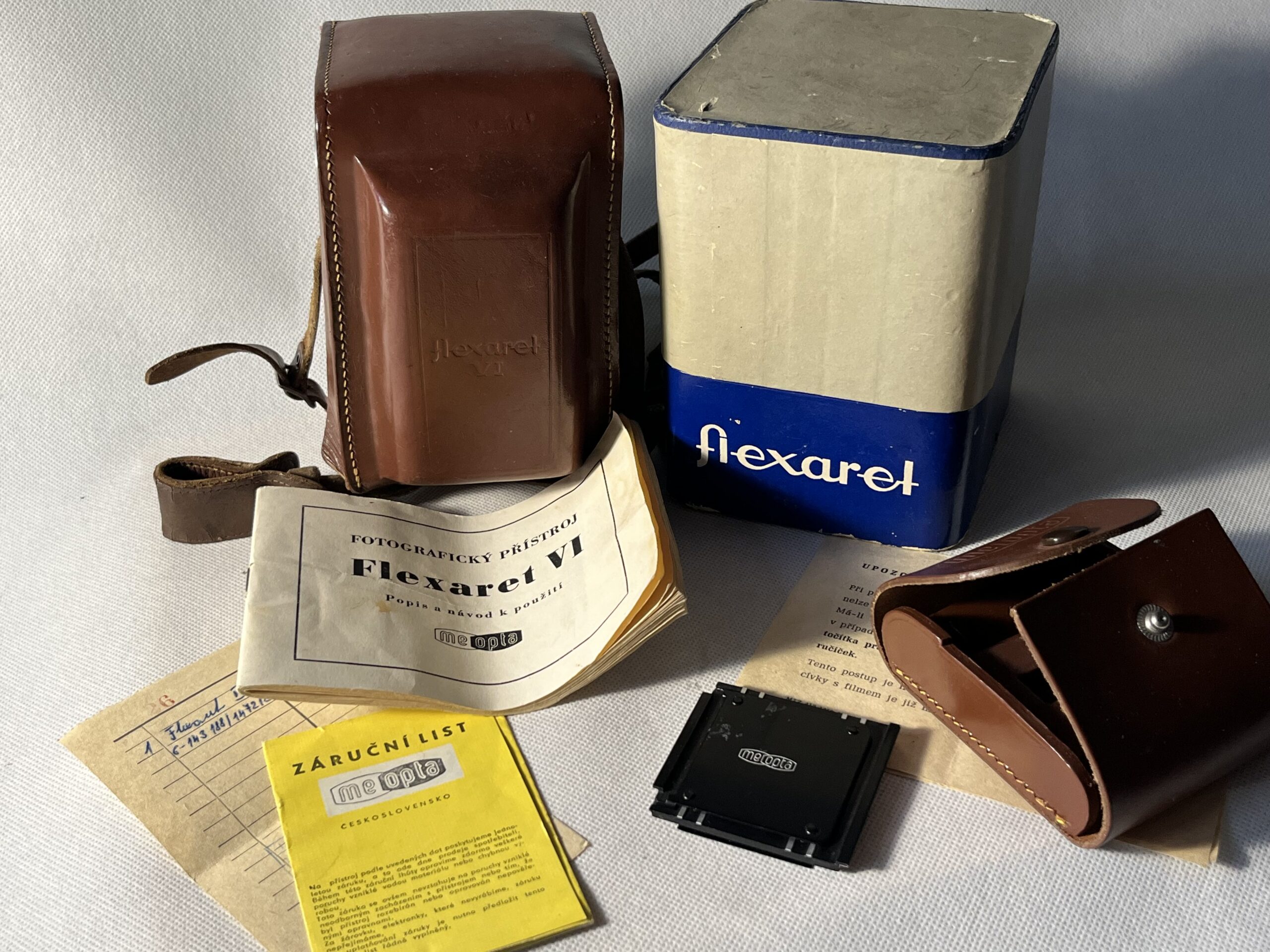 SET Flexaret automat VI, Meopta Belar 3,5/80, Metax, šedý - Obrázek 2