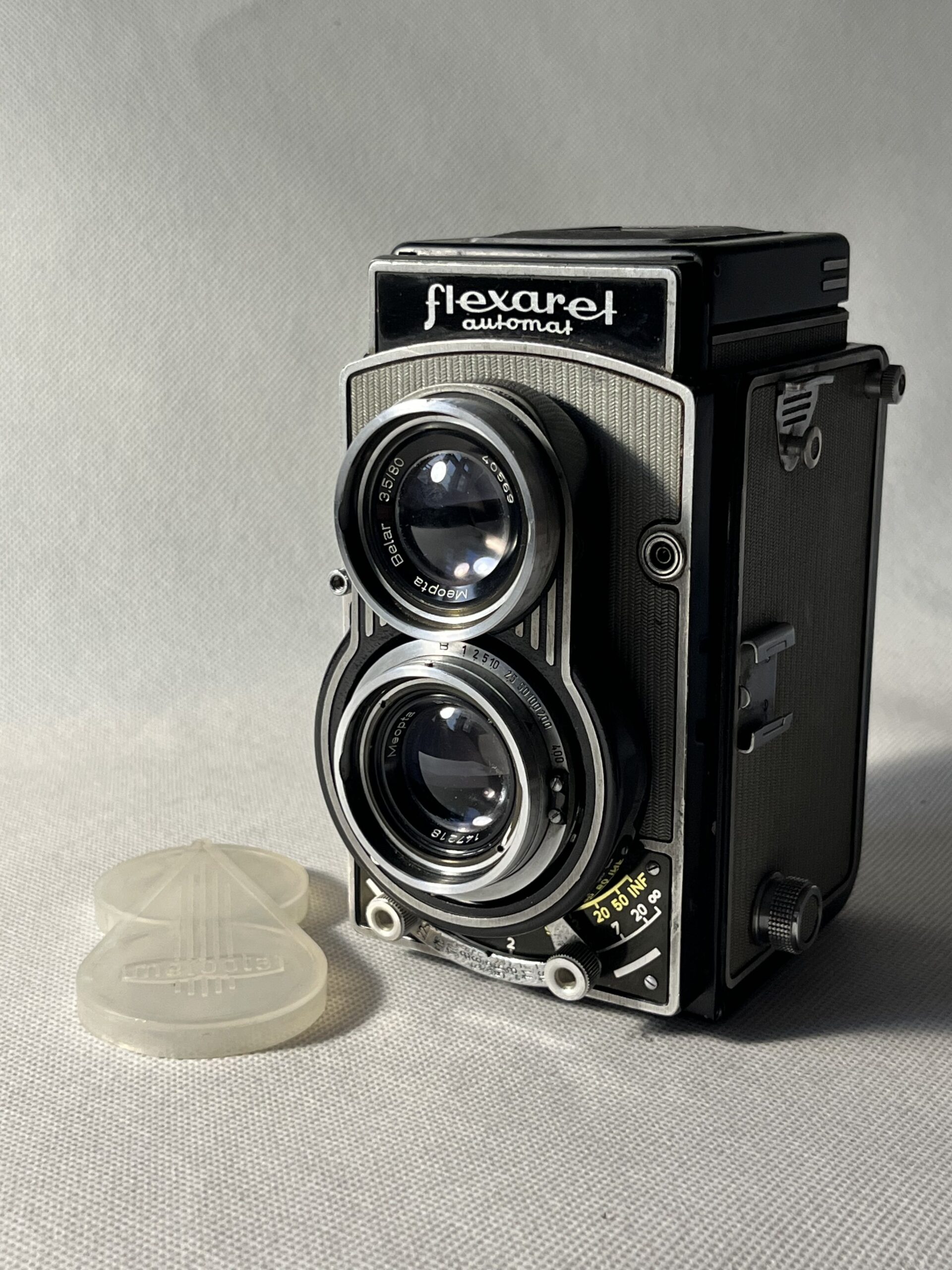 SET Flexaret automat VI, Meopta Belar 3,5/80, Metax, šedý - Obrázek 5