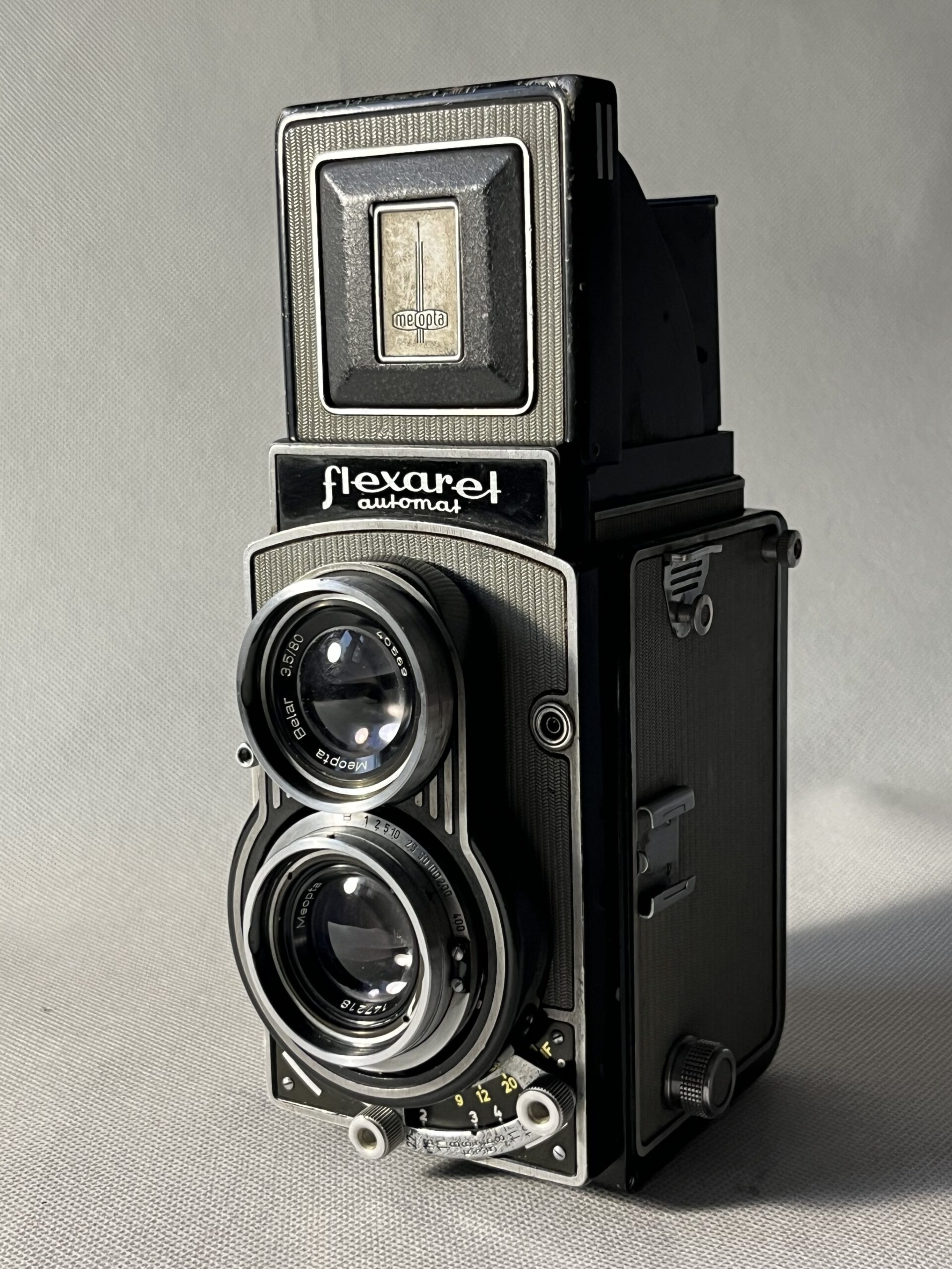 SET Flexaret automat VI, Meopta Belar 3,5/80, Metax, šedý - Obrázek 9