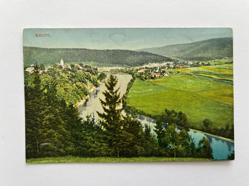 Pohlednice místopis - Kácov, okres Kutná Hora 1944