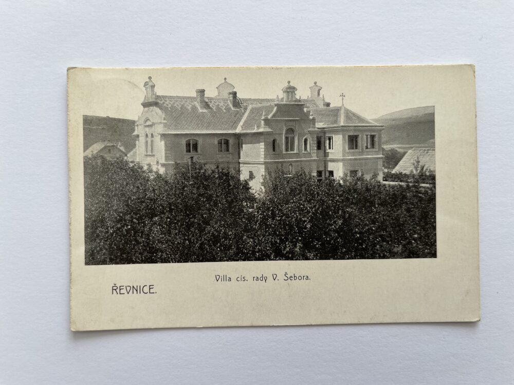 Pohlednice místopis Řevnice - Vila, okres Praha-západ r.1917