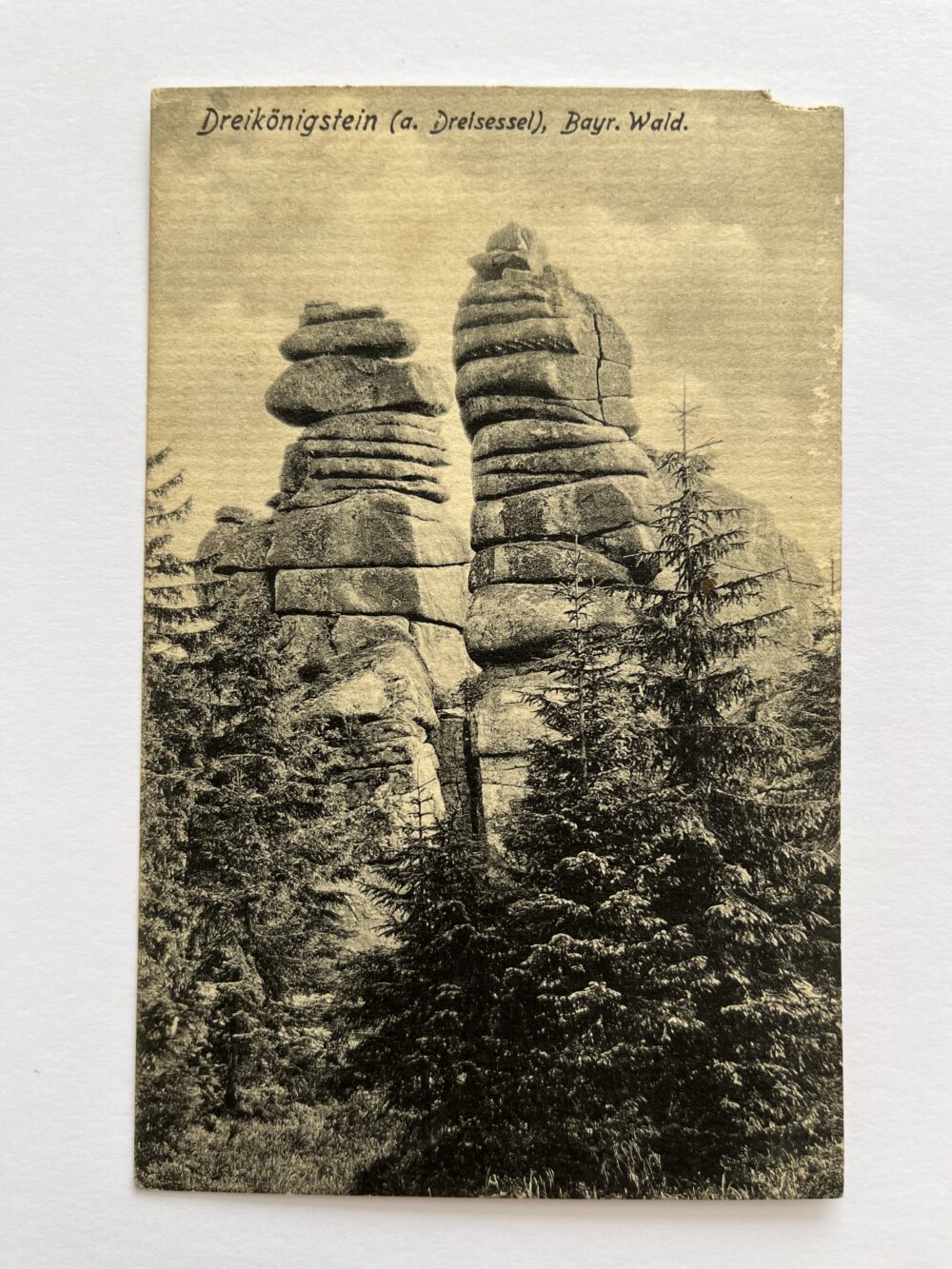 Pohlednice místopis Bavorský les - Šumava, Rakousko-Uhersko