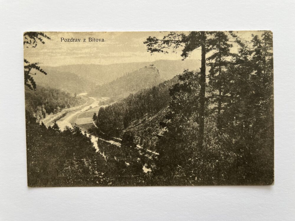 Pohlednice místopis BÍTOV, příroda okres Znojmo