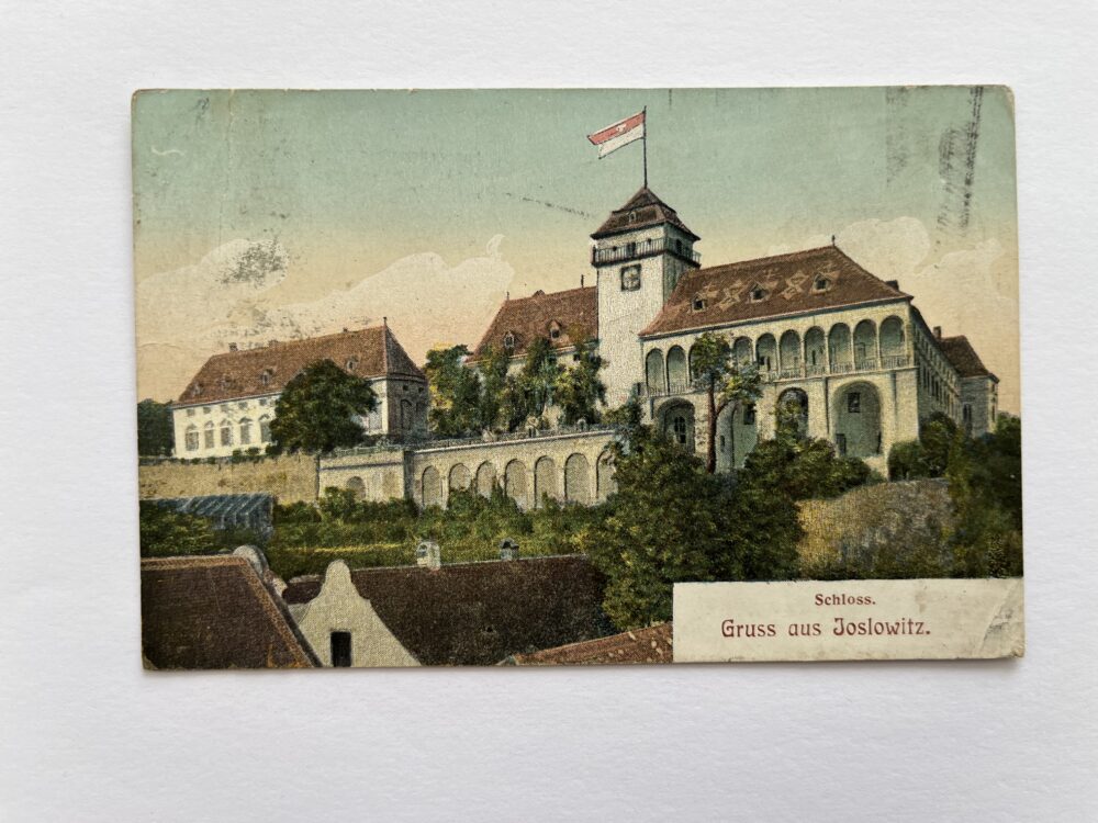 Pohlednice Jaroslavice - Zámek, okres Znojmo Rakousko-Uhersko