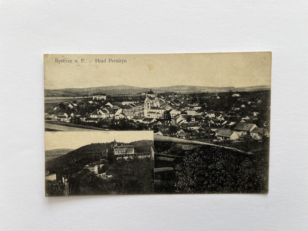 Pohlednice Bystřice nad Pernštejnem Hrad Pernštýn, okr.Žďár n./S. 1911