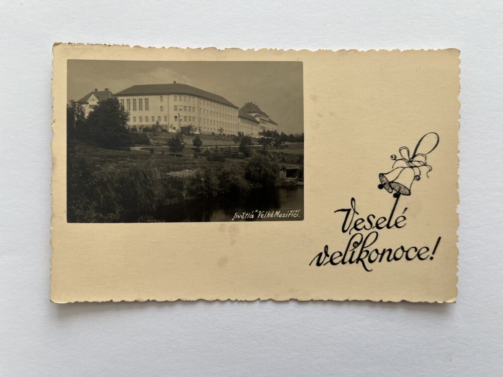 Pohlednice Světlá - Velké Meziříčí - Škola, okres Žďár nad Sázavou