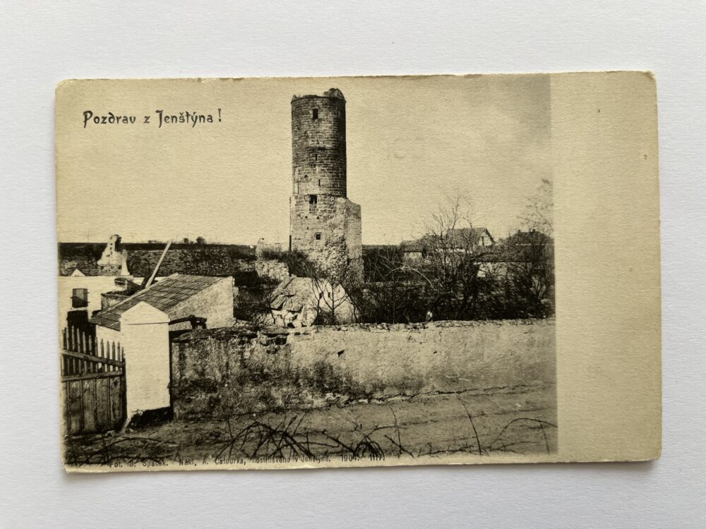 Pohlednice místopis - Jenštejn - hrad, okres Praha východ