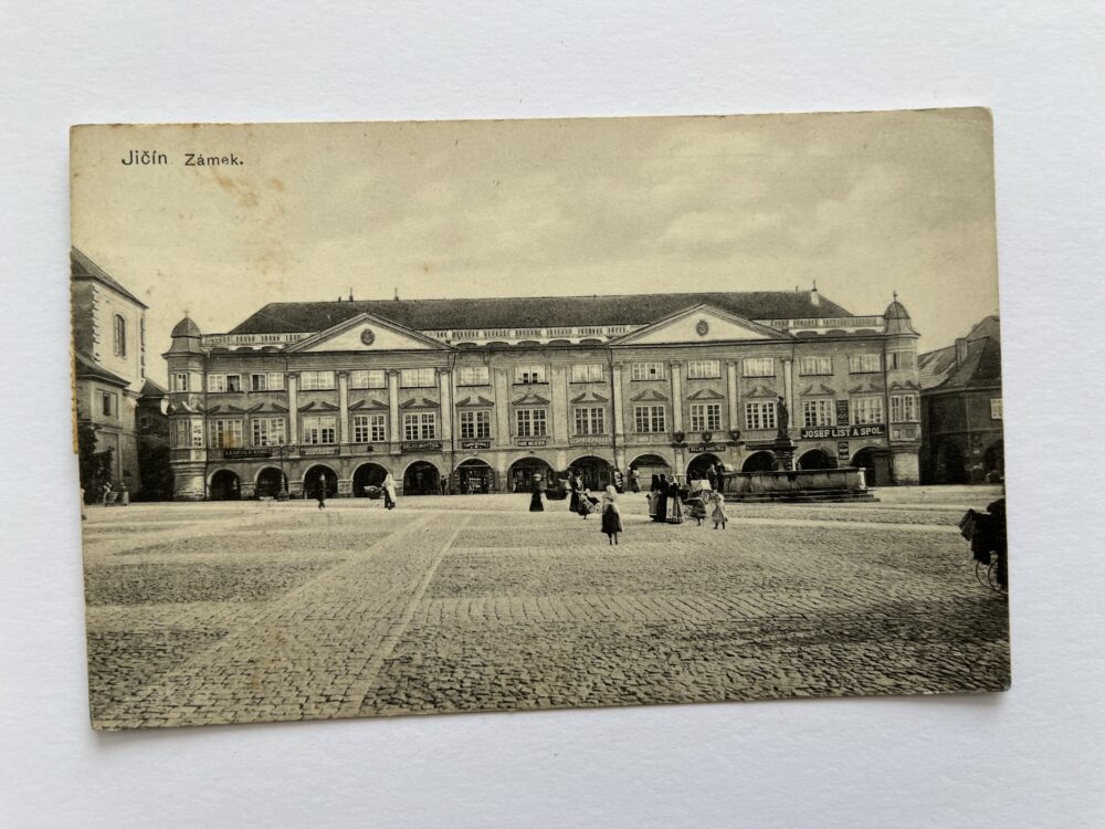 Pohlednice místopis JIČÍN - Zámek Rakousko-Uhersko