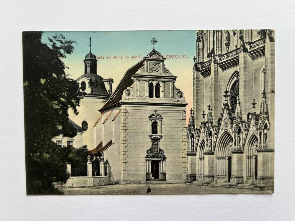 Pohlednice místopis Olomouc - Kaple sv. Anny na dómě