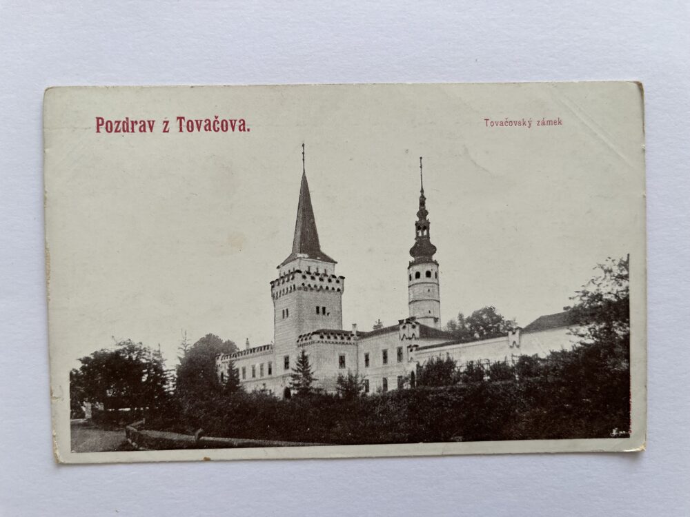 Pohlednice místopis Tovačov - Tovačovský zámek, okres Přerov