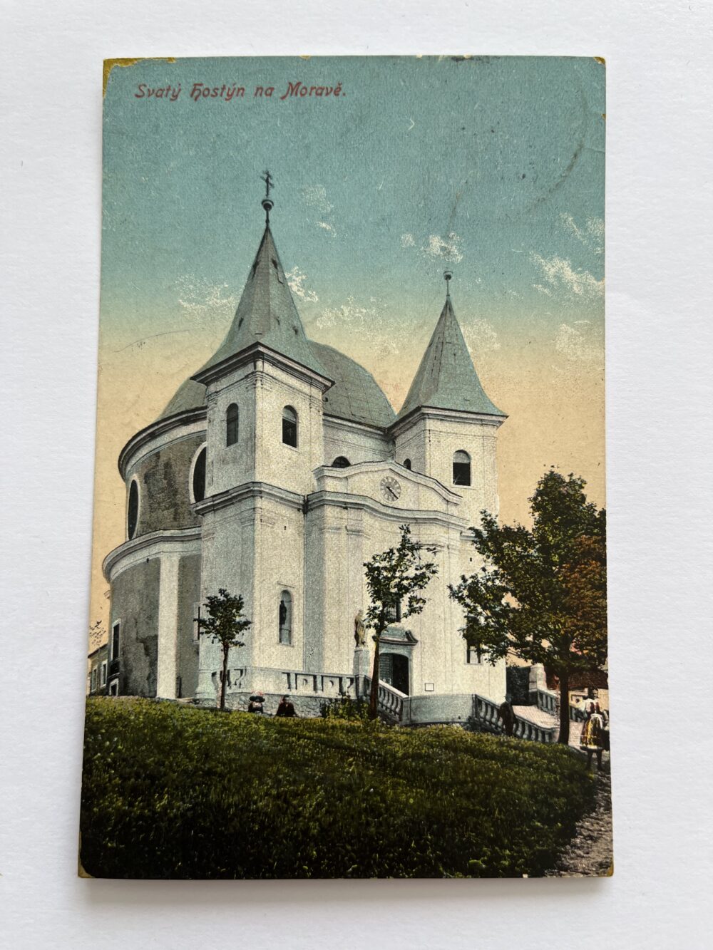 Pohlednice místopis Svatý Hostýn na Moravě, okres Kroměříž r.1912
