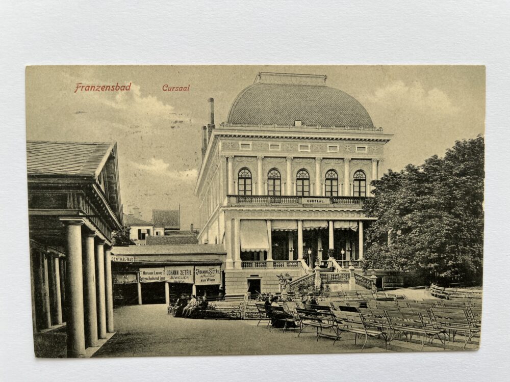 Pohlednice místopis Františkovy Lázně, okres Cheb r.1905