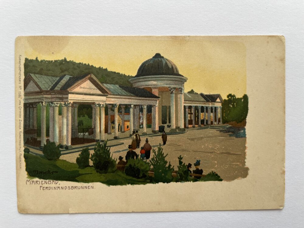 Pohlednice Mariánské Lázně - Ferdinandův pramen, okres Cheb