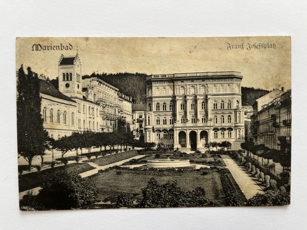 Pohlednice Mariánské Lázně - Franz Josef Platz, okres Cheb, RU
