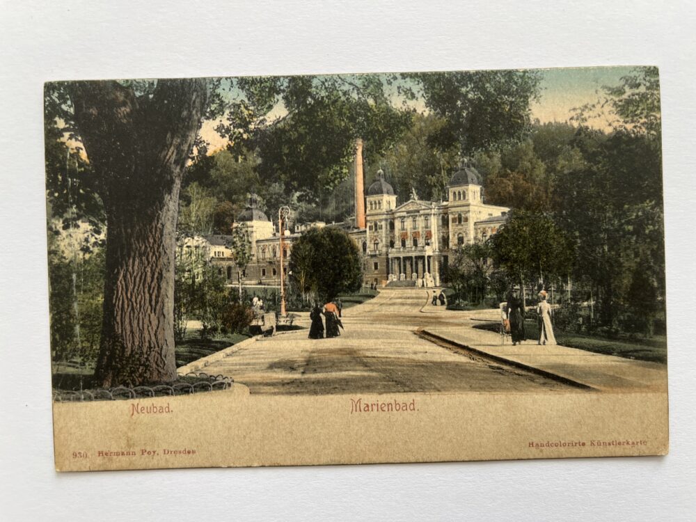 Pohlednice místopis Nové lázně - Neubad - Mariánské Lázně, okres Cheb