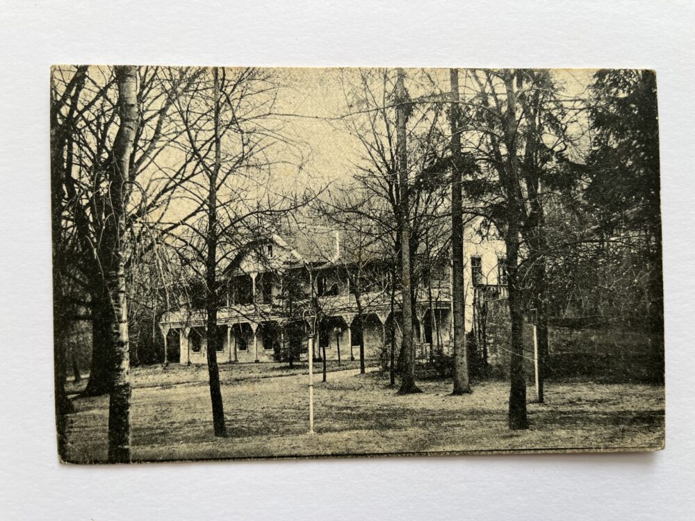 Pohlednice Lázně MŠENO, Vila Slovanka okres Litoměřice 1920