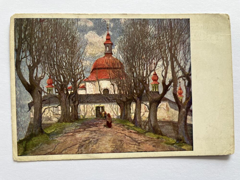 Pohlednice Kyšperk - Kaple na Kopečku, okres Ústí nad Orlicí, r.1918